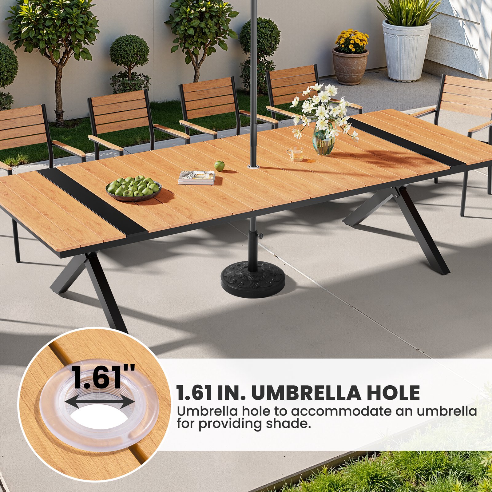 Crestlive Products CL-TB063BRN300 Patio-Tables - View #4