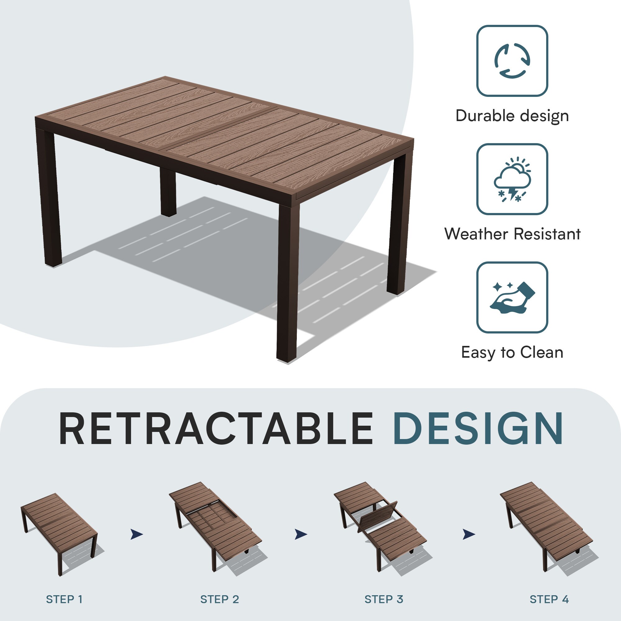 JEAREY PEZHSF07-NG Patio-Dining-Sets - View #2