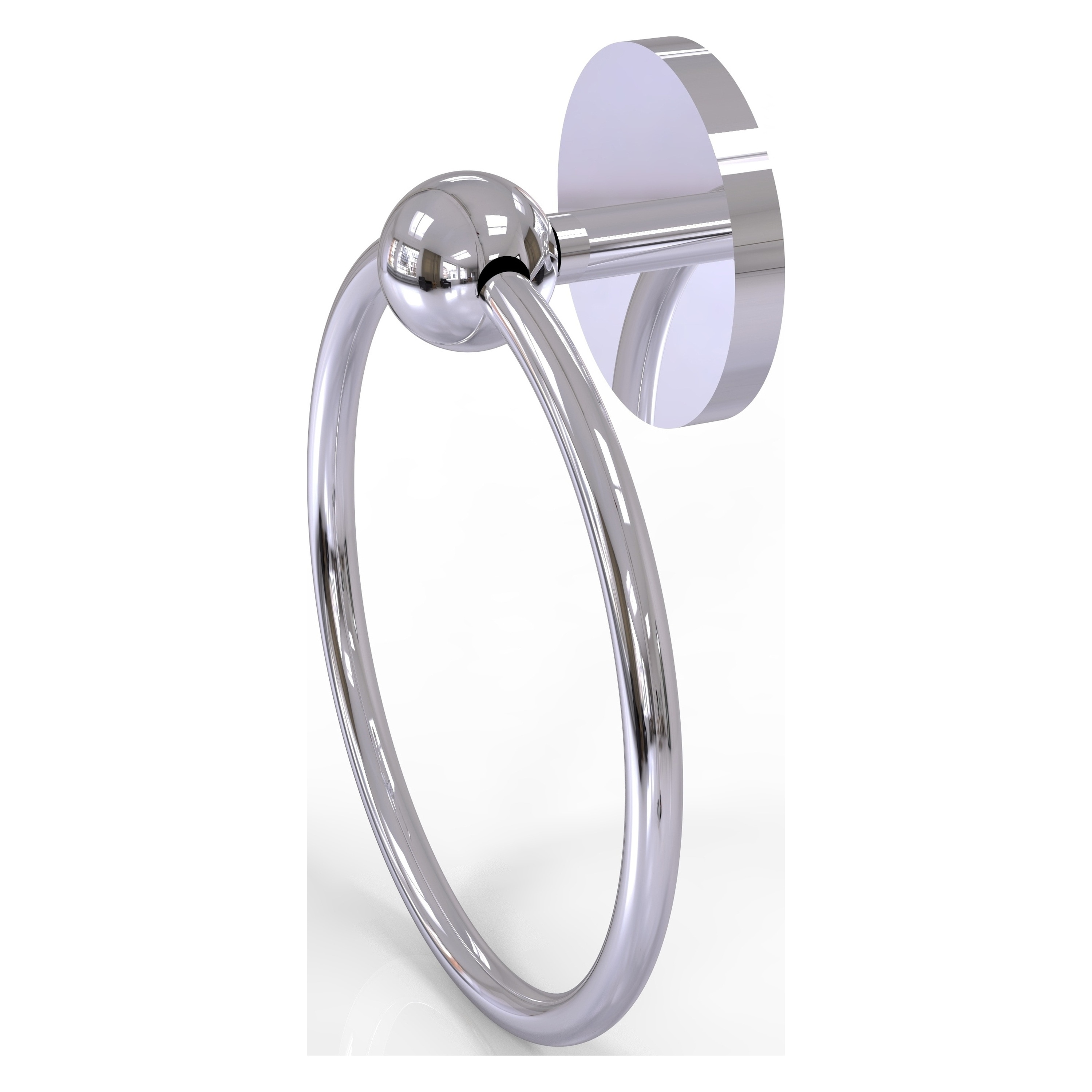 Allied Brass P1016-PC Prestige Skyline Polished chrome Wall mount Single Towel Ring