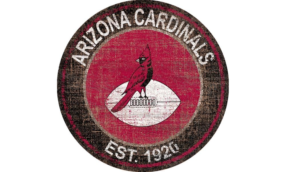 Arizona Cardinals USA Flag Cutout Sign