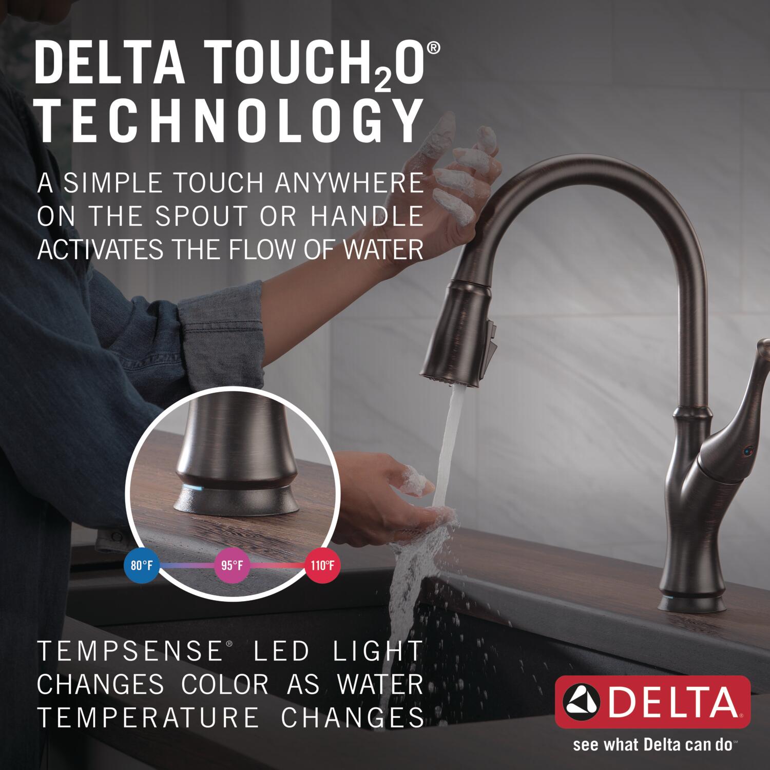 Delta 19888TZ-RB-DST Kitchen-Faucets - View #2