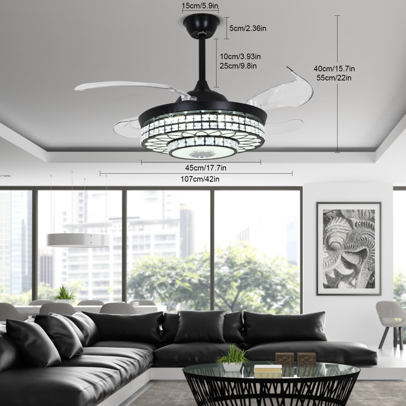 Oukaning JZUCODB6NSHCX Ceiling-Fans - View #9