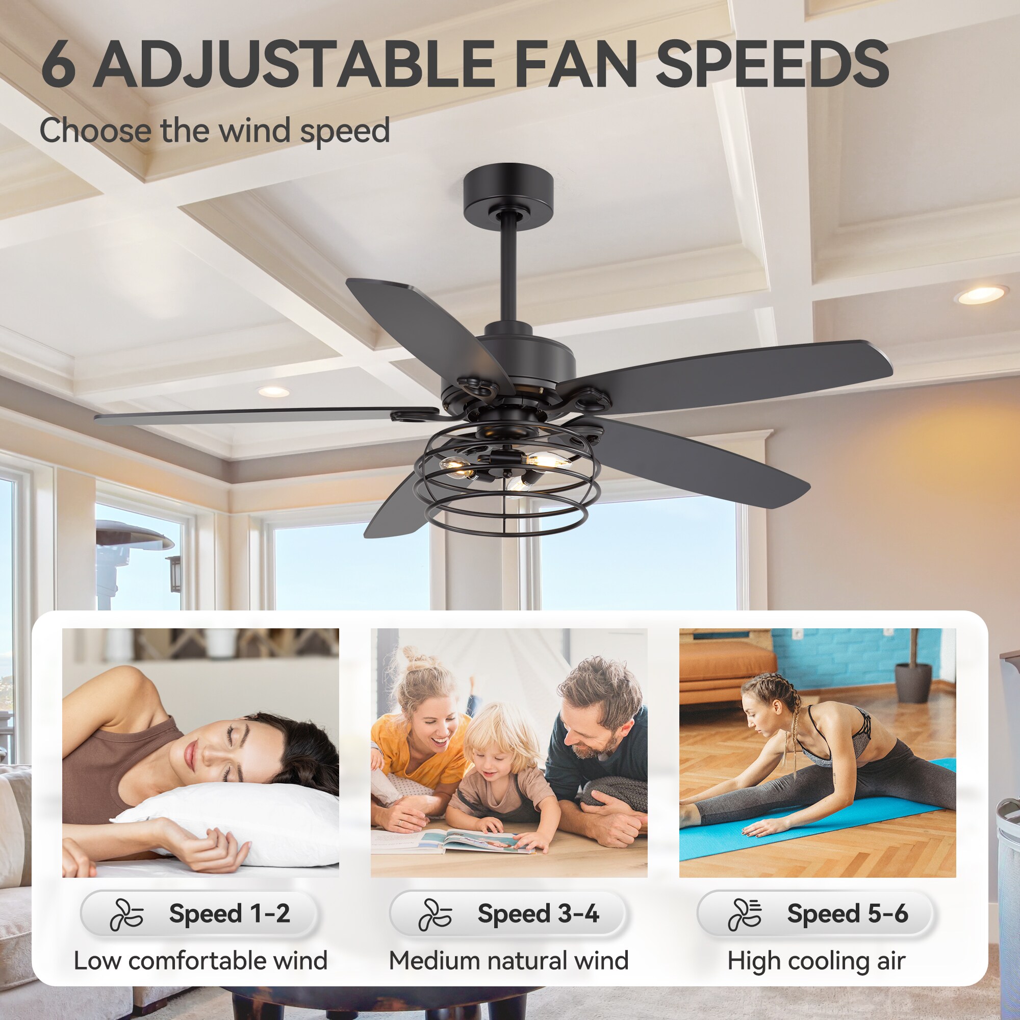 Breezary 24046-BK Ceiling-Fans - View #6