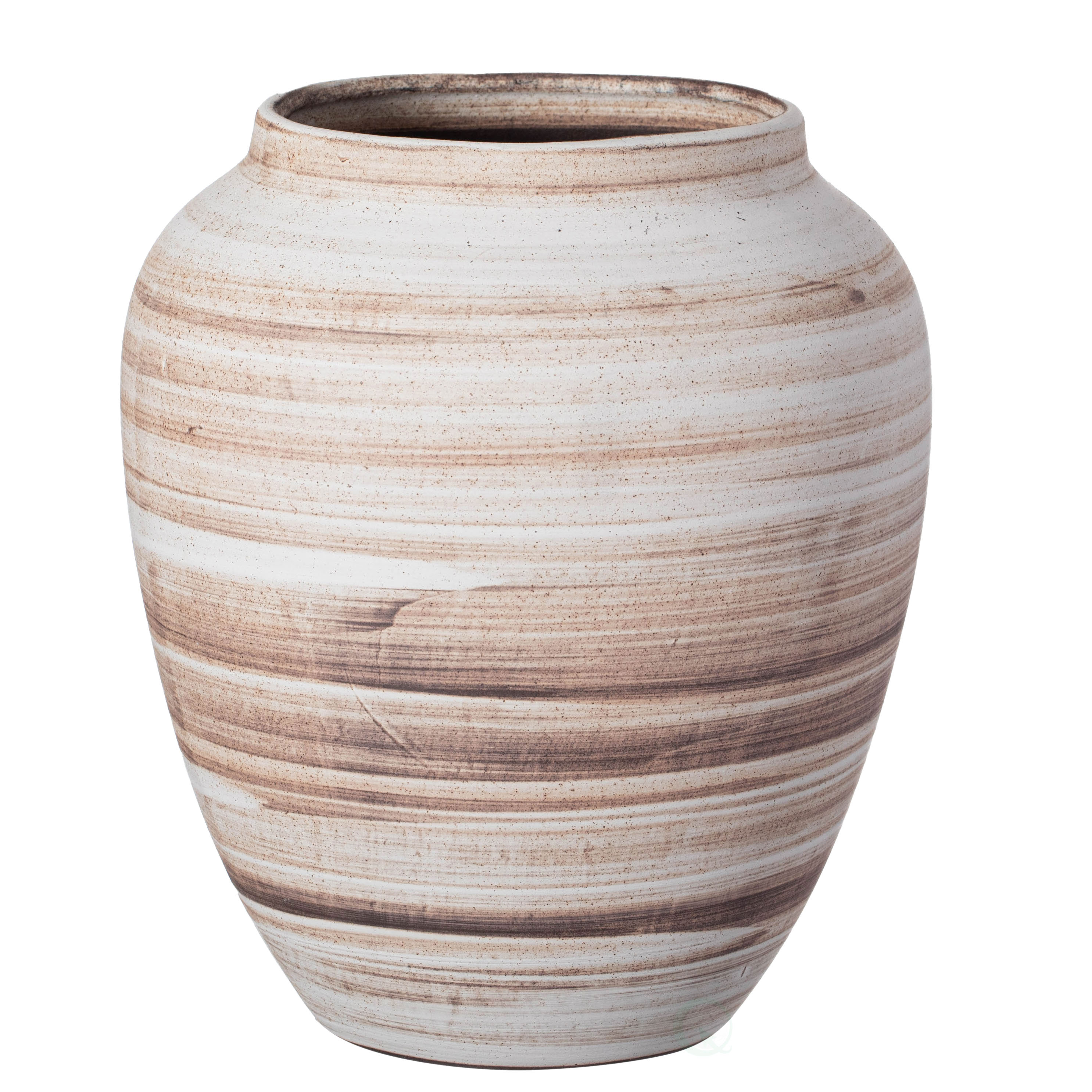 White Ceramic Coastal Vase