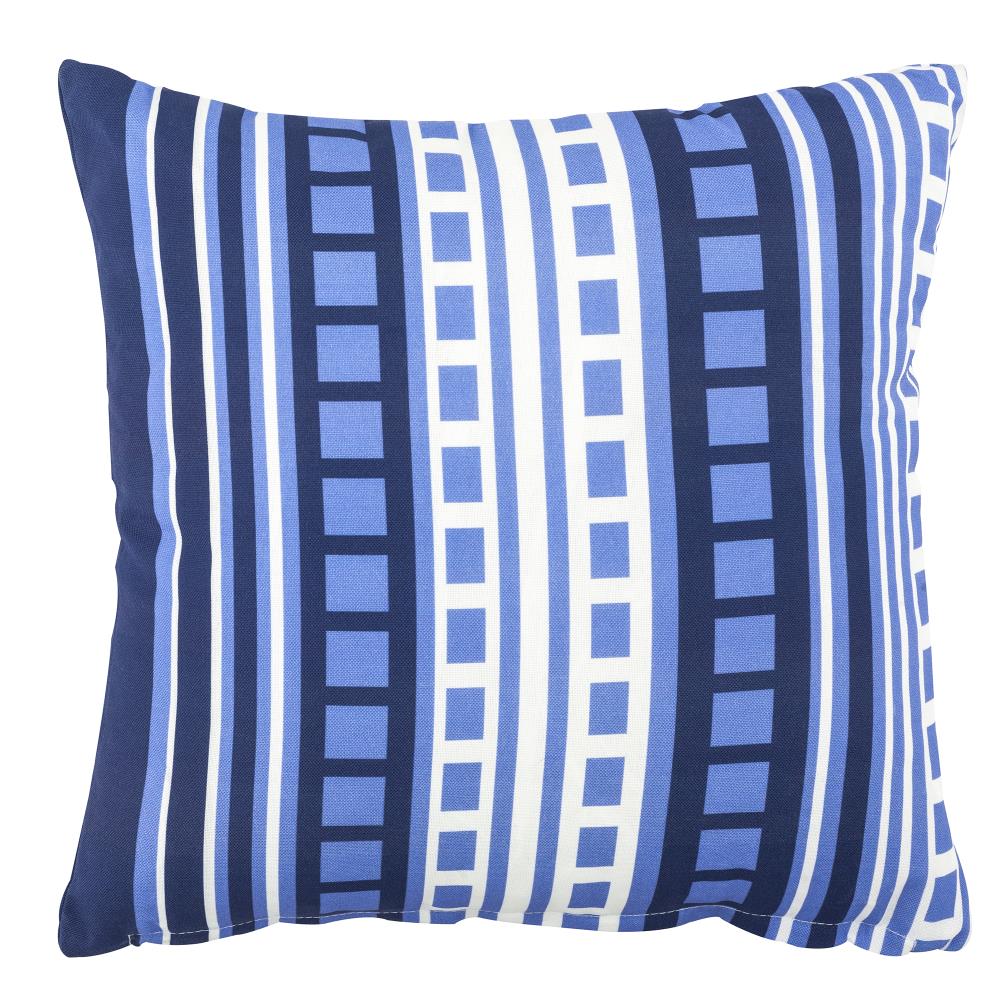 Enipate Inserts Included Outdoor Throw Pillows, Pack of 2 Striped