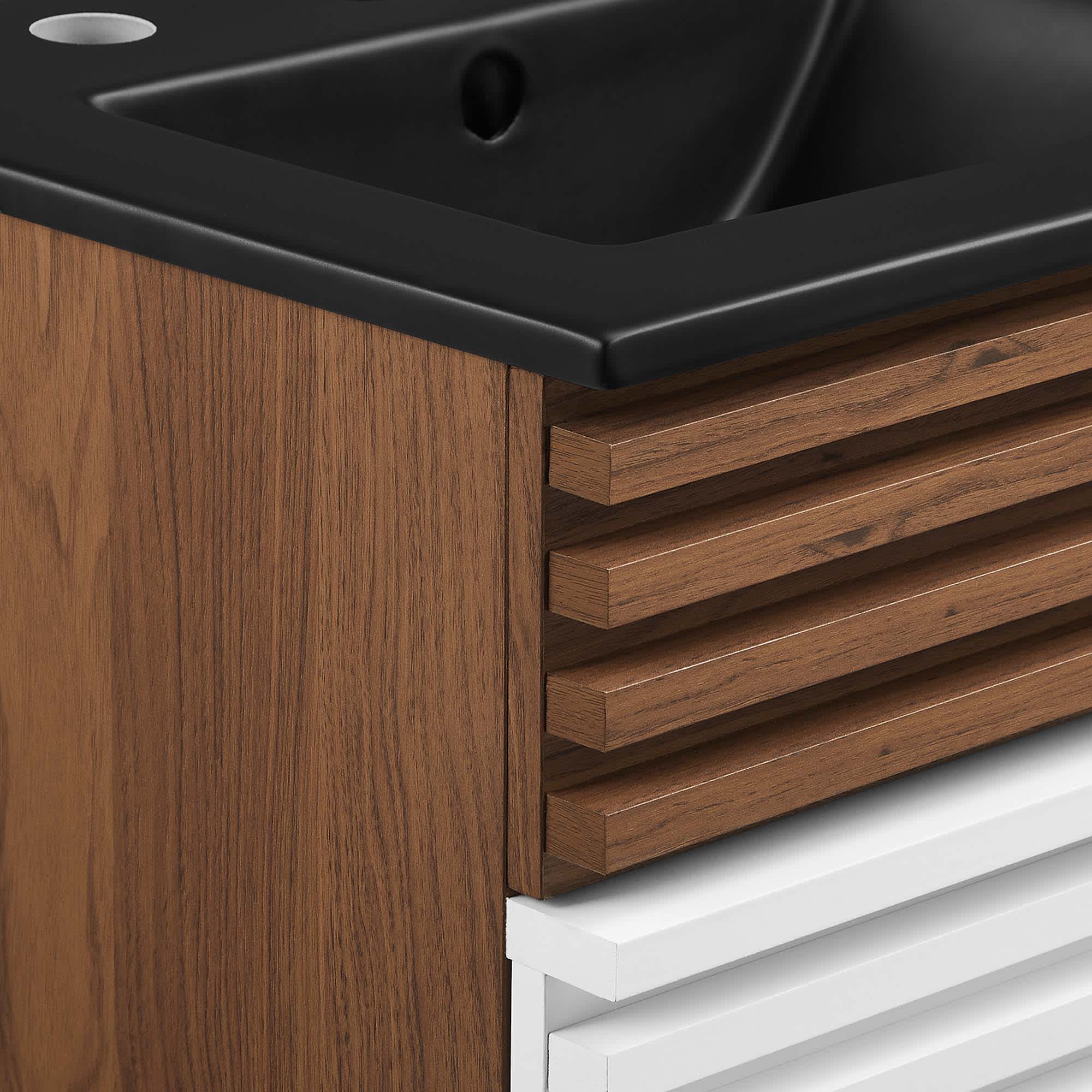 Modway EEI-5391-WHI-WAL-BLK Bath-Vanity-Combo - View #9