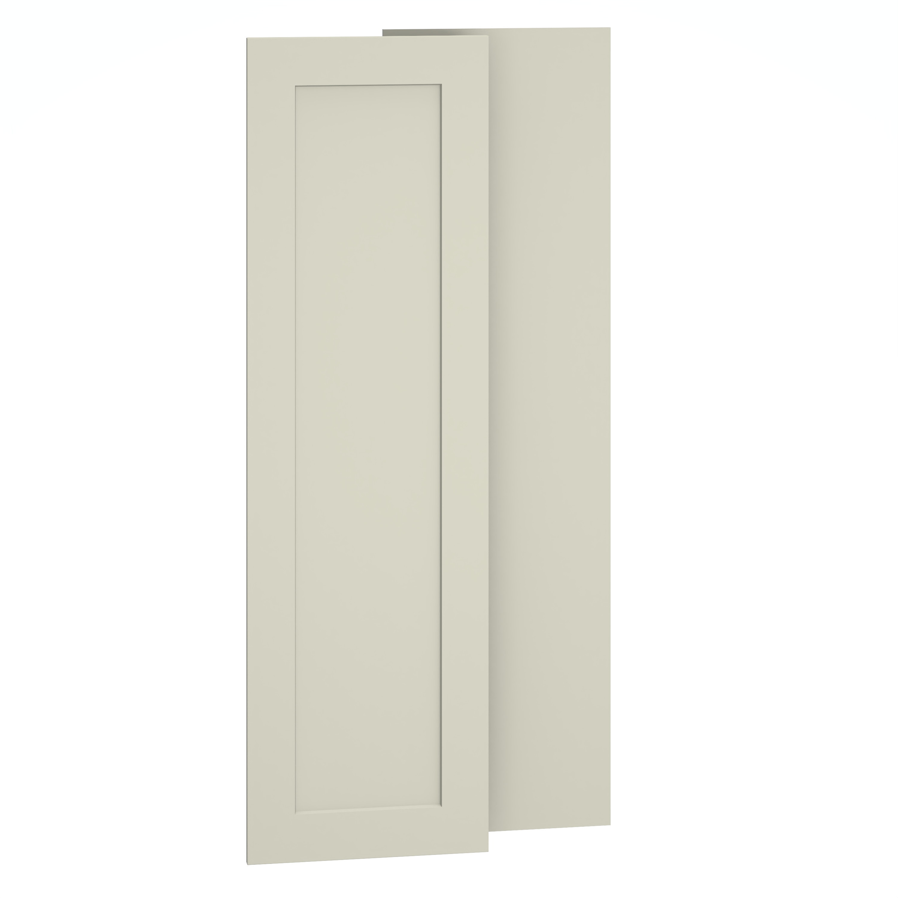 Diamond Express 61D-WED1239 Jamestown Cabinet End Panel 12-in W x 39-in H x 0.75 D Icy Avalanche Painted (Wall Cabinet Door Panel Kit)