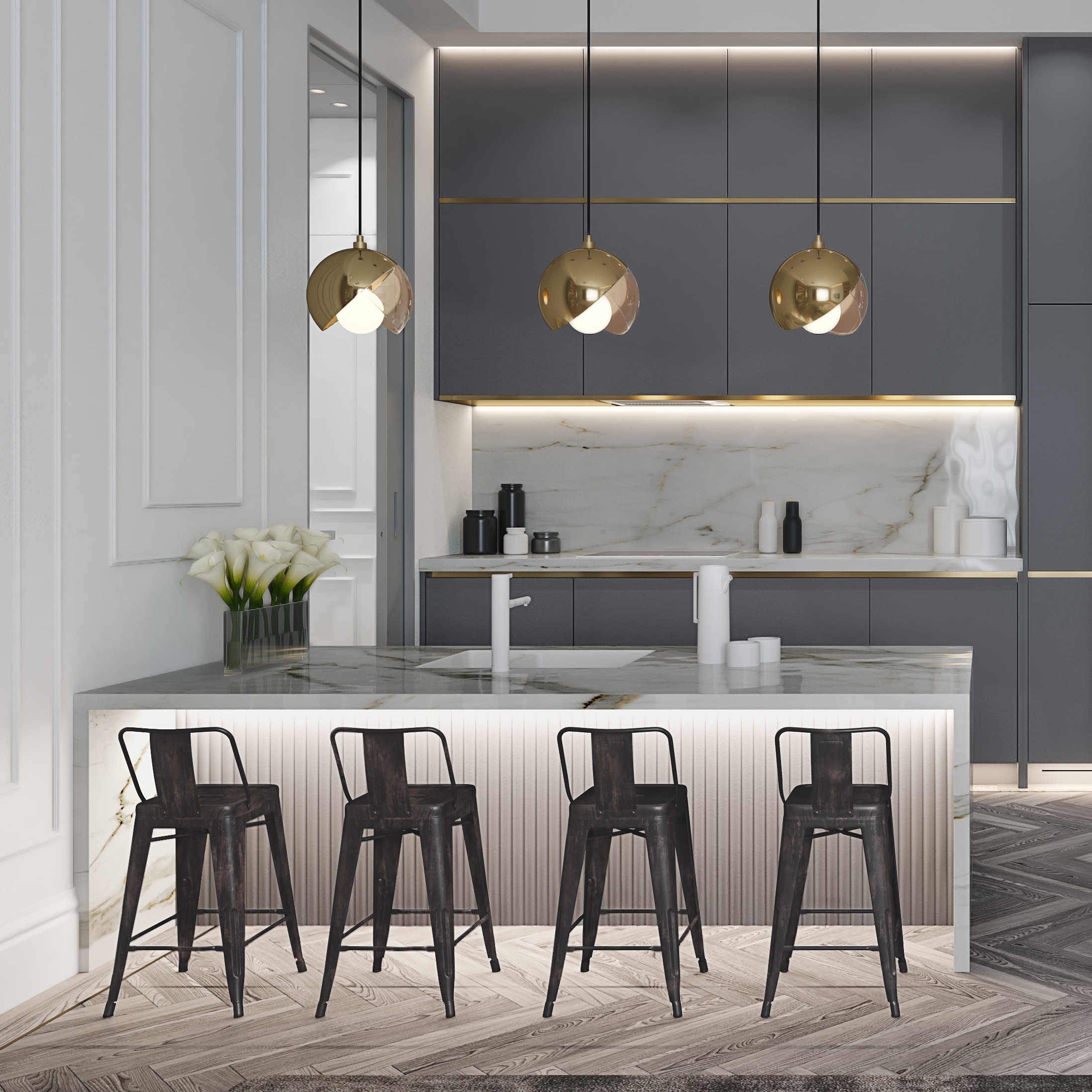 Simpli Home AXCRAY24-01-DBL stools - View #8