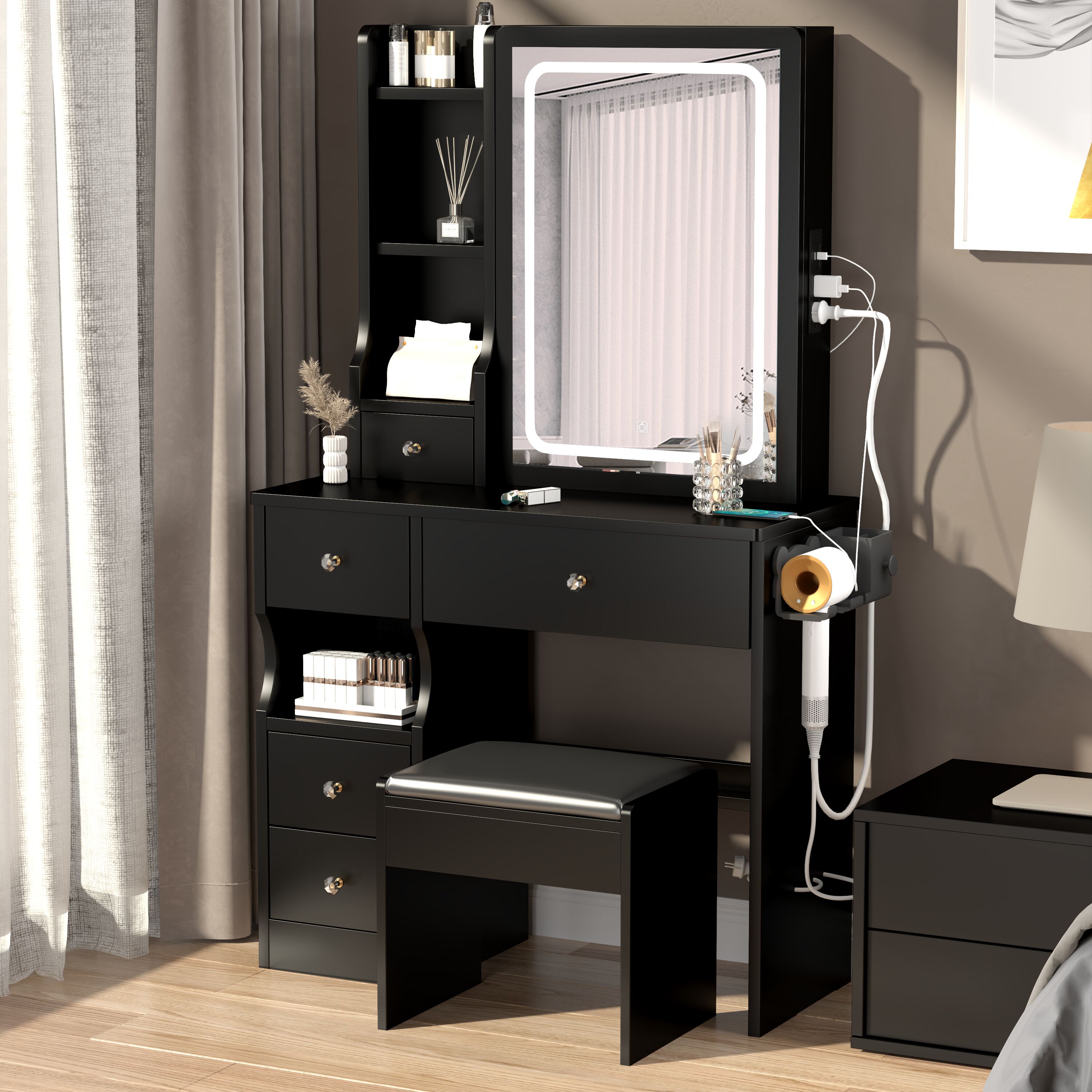 CESICIA Q134 Bedroom-Vanities - View #2