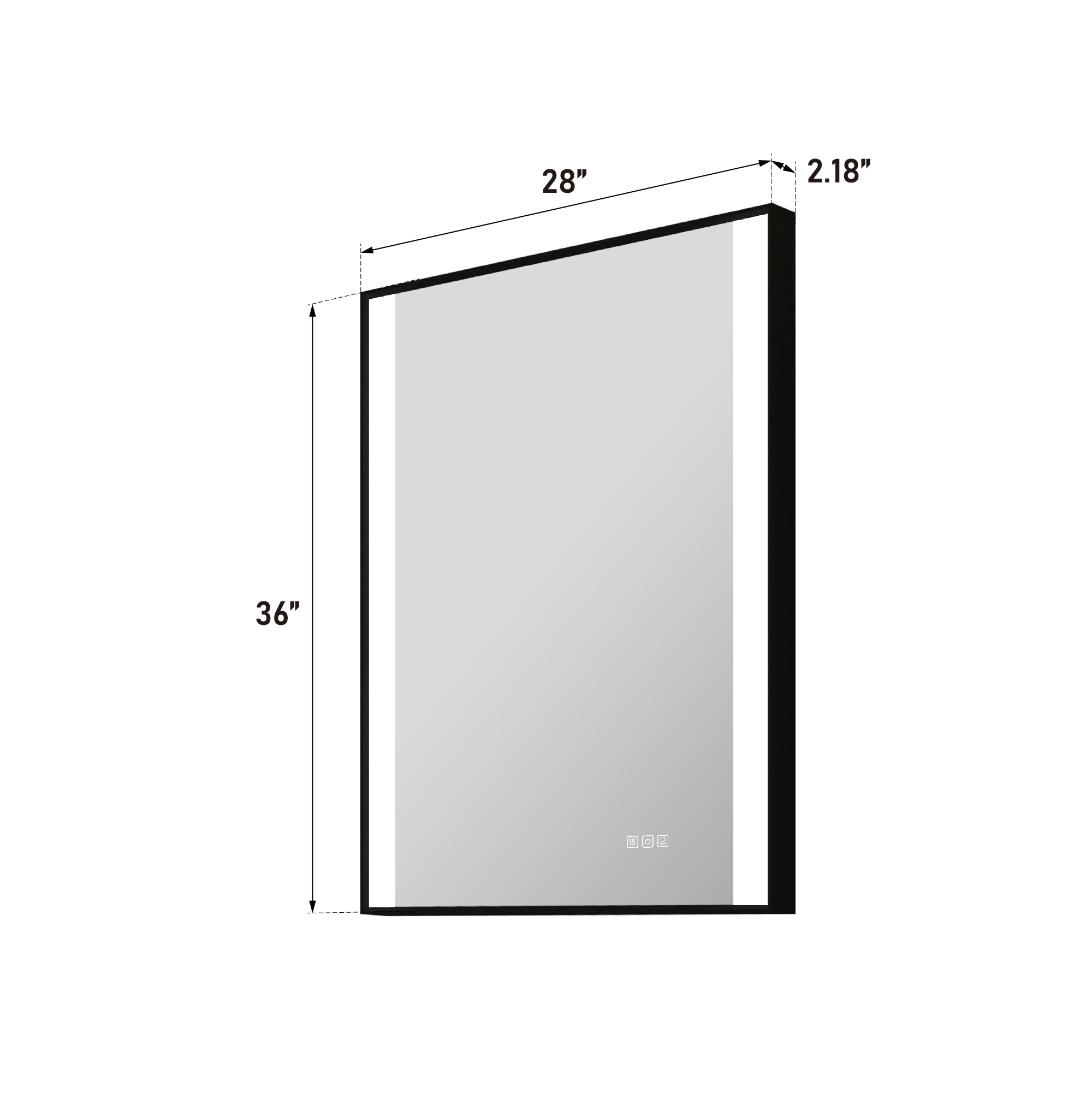 Forclover EVR-BM06 Framed-Bath-Mirrors - View #5
