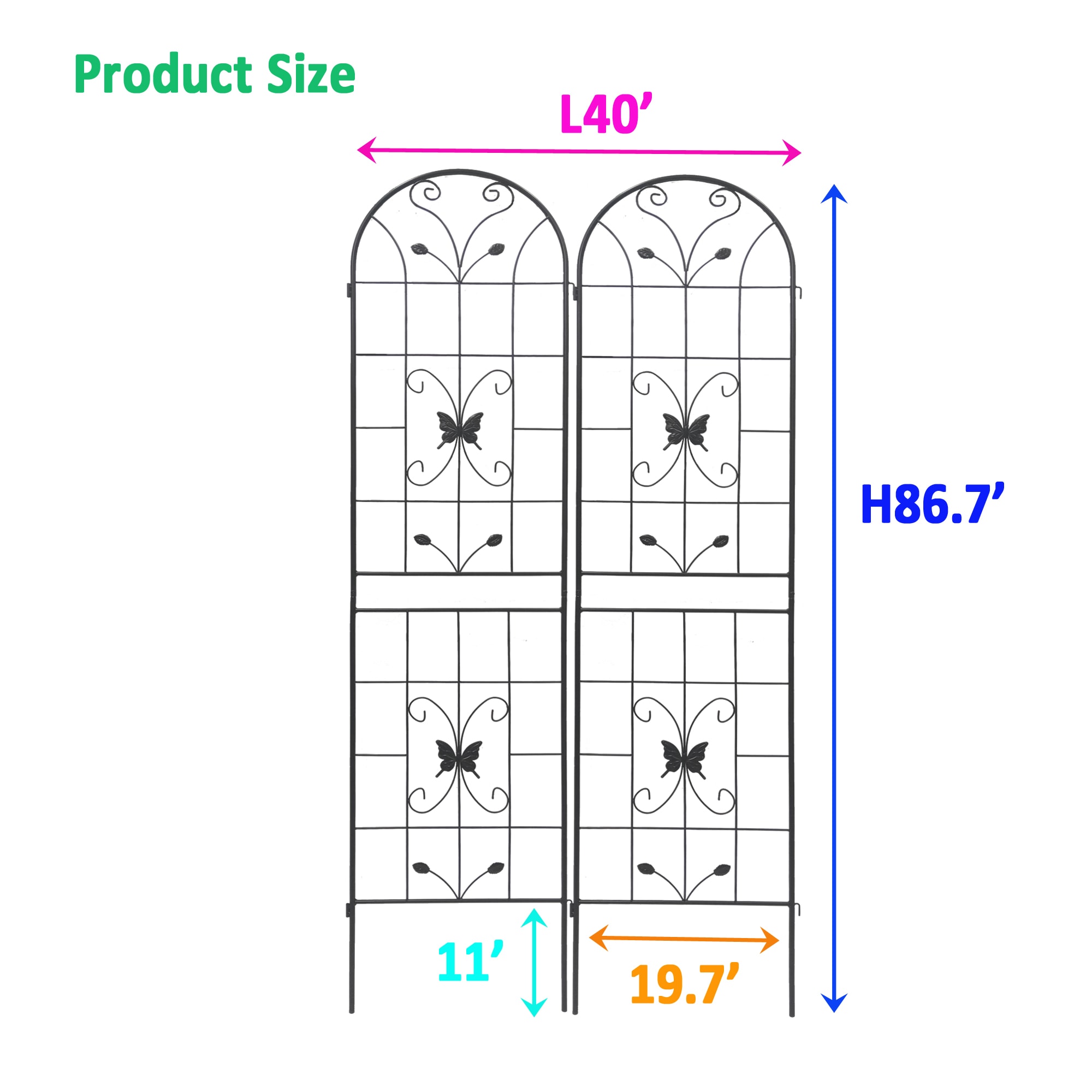 Runesay QCGATR-05 Garden-Trellis - View #5