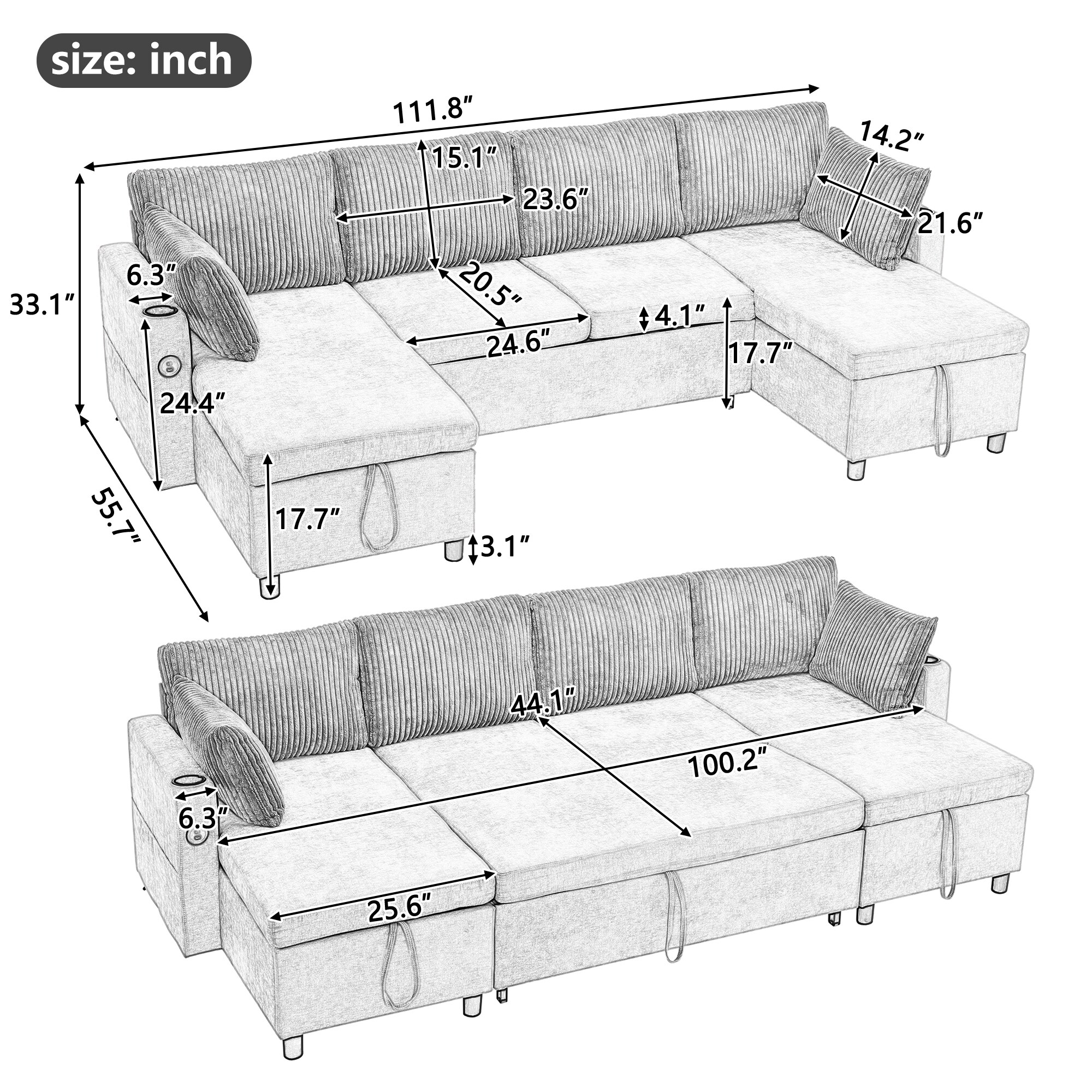 ModernLuxe N719S001660A Sofas-Loveseats - View #18