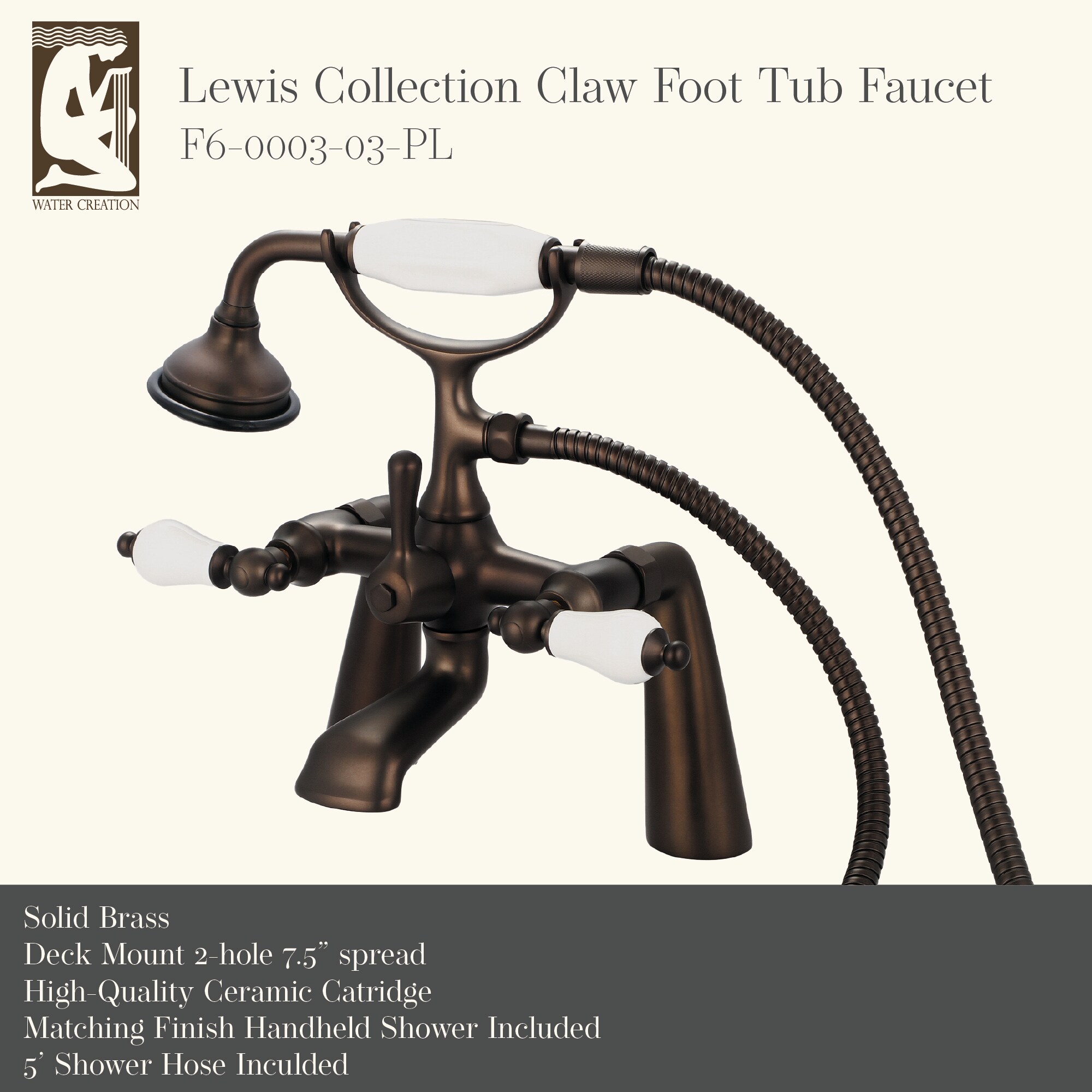 Water Creation F6-0003-03-PL Roman-Tub-Faucets - View #4