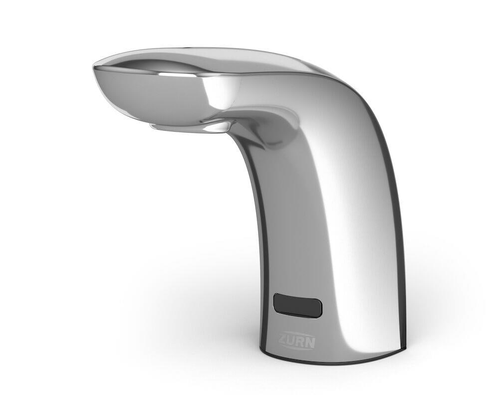 Zurn Z6956-XL-CV-CWB-F Cumberland Series Polished Chrome Single Hole WaterSense Commercial Touchless Bathroom Sink Faucet with Drain