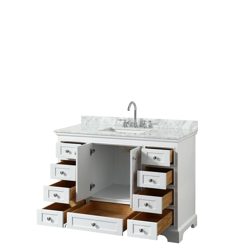 Wyndham Collection WCS202048SWHCMUNSMXX Bath-Vanity-Combo - View #2
