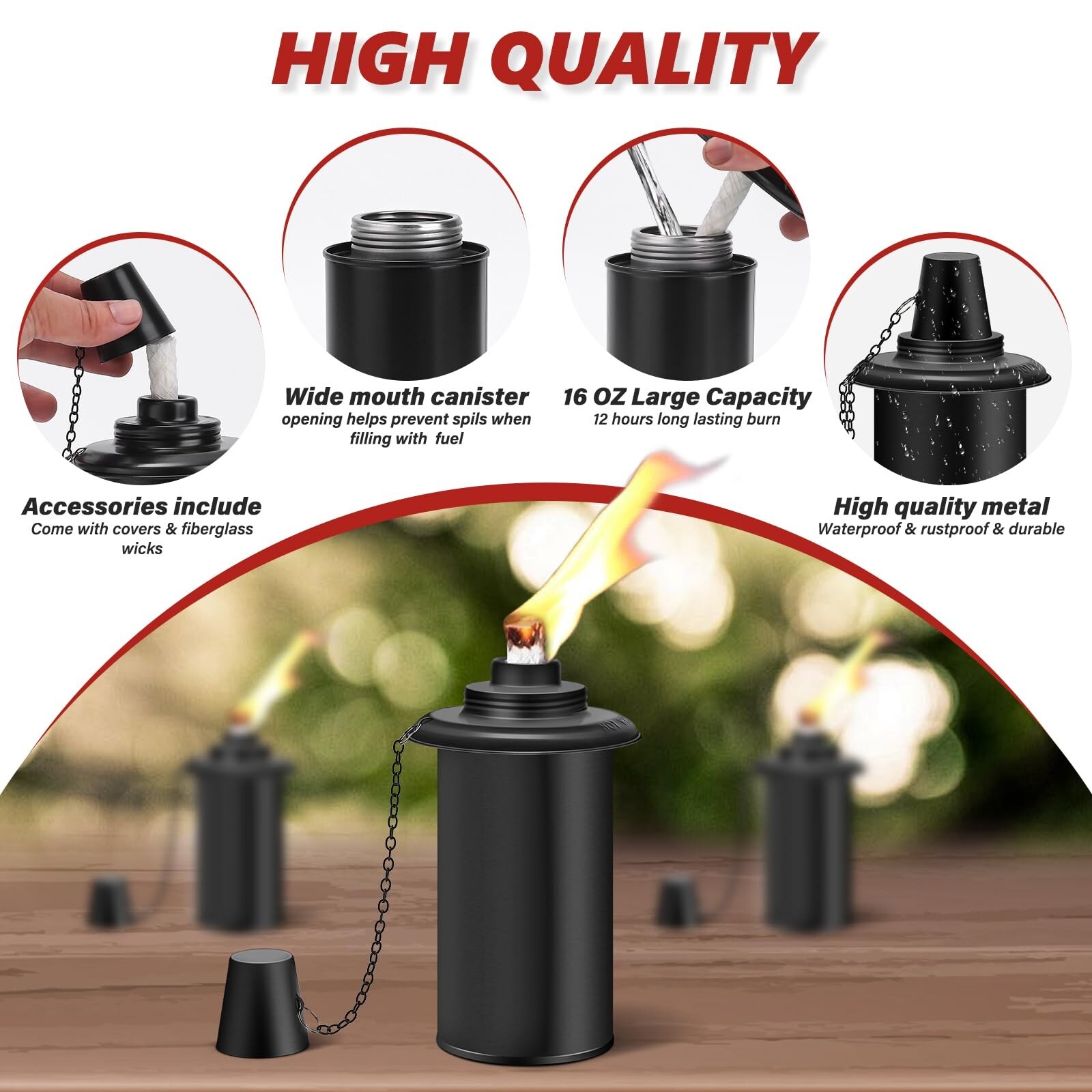 Adrinfly LAD0506S29 Citronella-Torches - View #3
