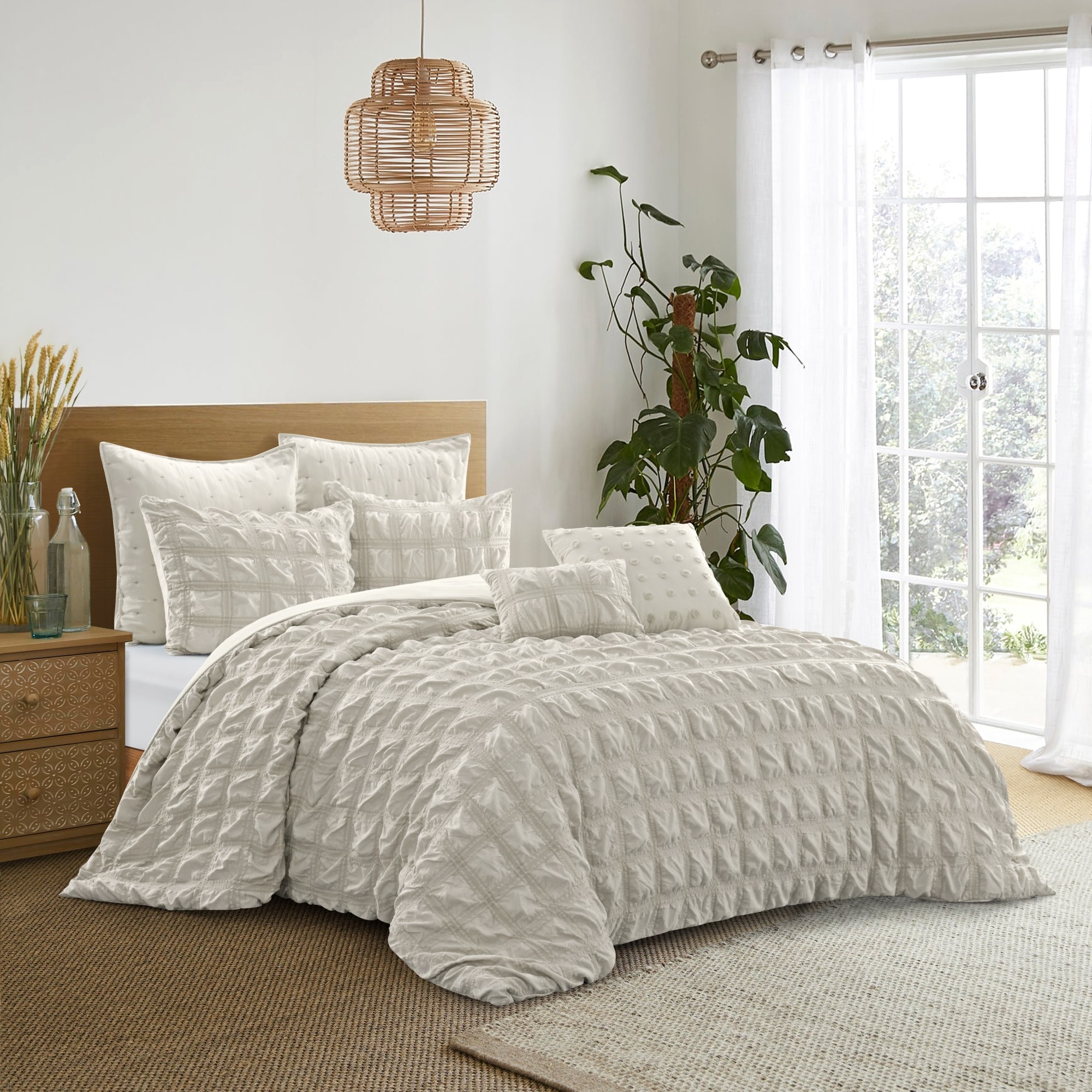 Grace Living GDV367-32BET-LS Emsley Beige Solid Twin/Twin XL Duvet cover
