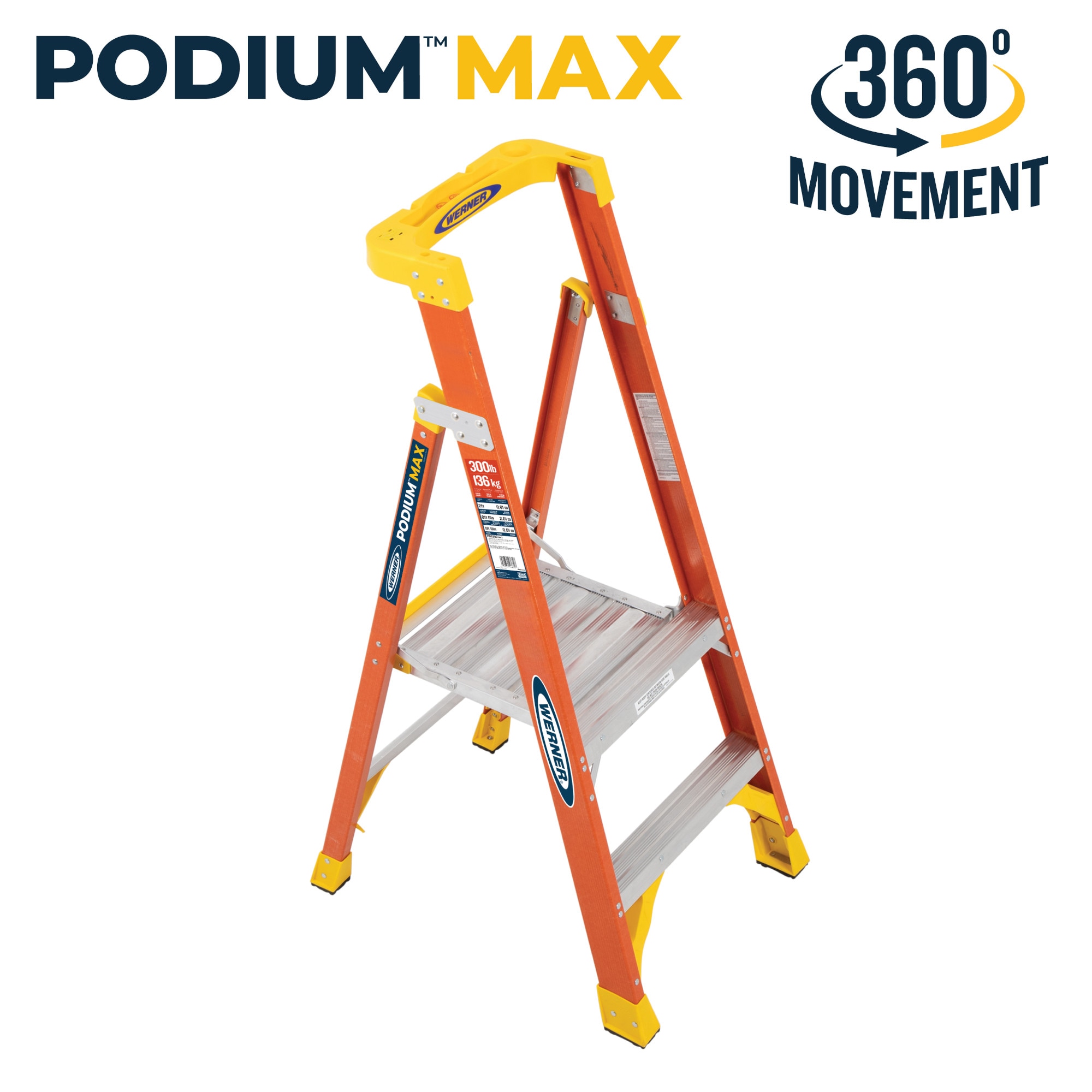 Podium ladder 2-Step Step Ladders at Lowes.com