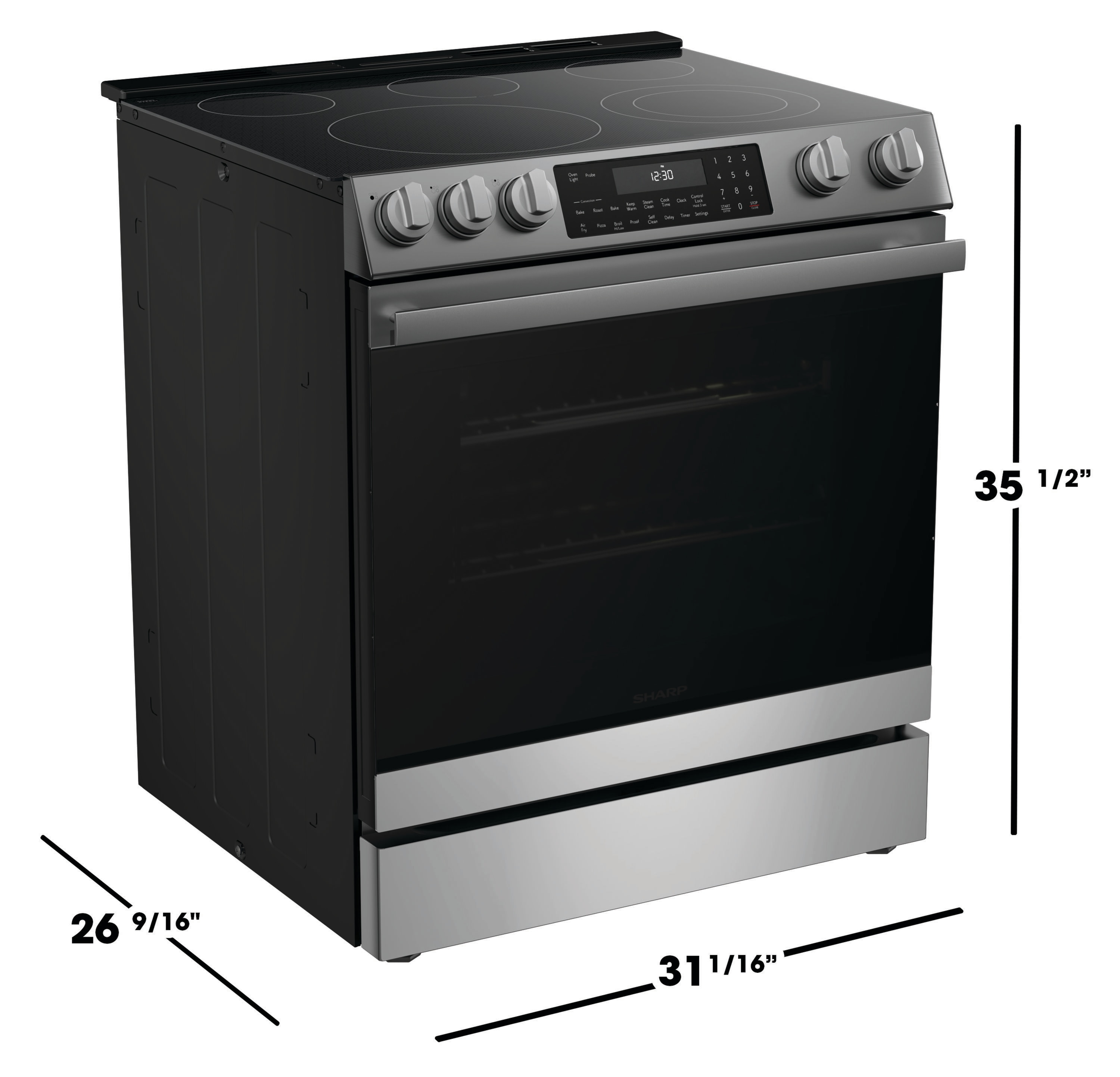 Sharp SSR3065JS Freestanding-Electric-Ranges - View #4