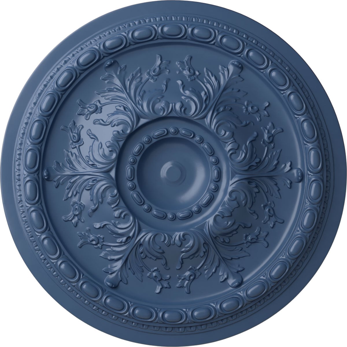 Ekena Millwork CM28STAMF Stockport 28-in W x 28-in L Painted Americana Polyurethane Whole Ceiling Medallion