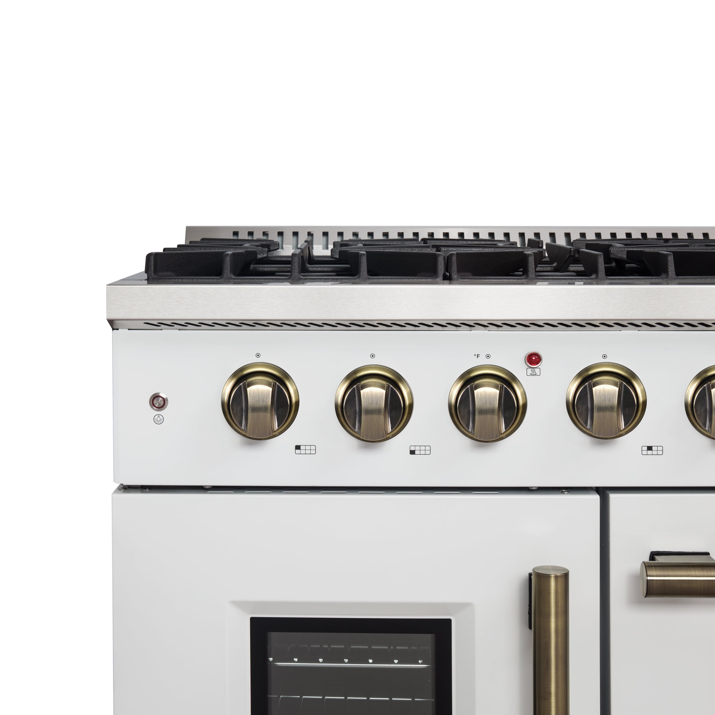 FORNO FFSGS6444-48WHT Double-Oven-Gas-Ranges - View #14