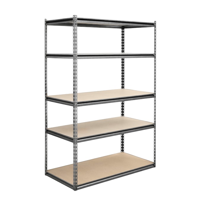 Steel Freestanding Shelving Units At, Steel Shelving With Wheels