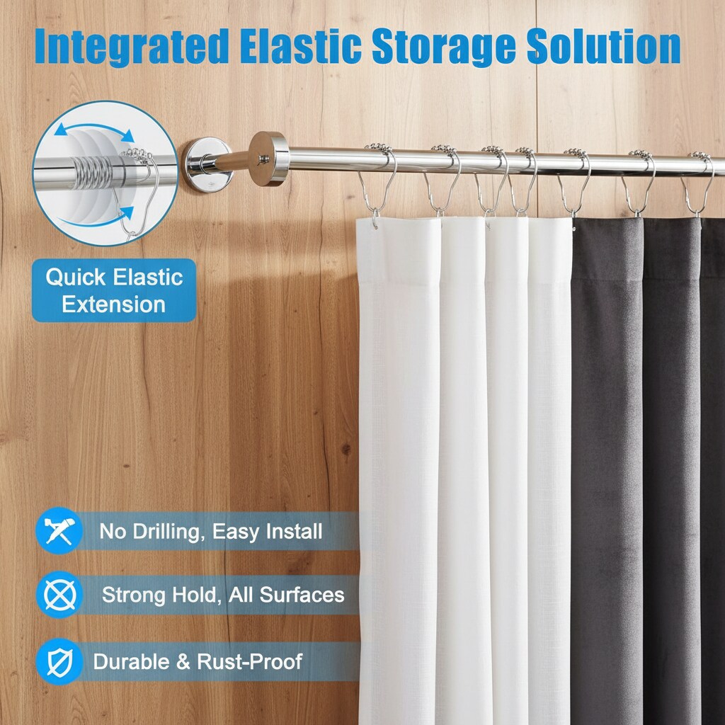Paradigms Interiors 514068520757 Shower-Rods - View #2