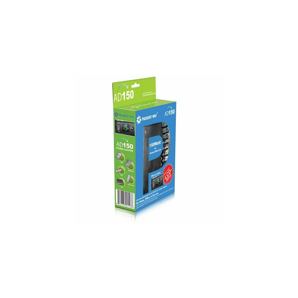  PDWY007 Prudent Way PWI-AD150HC 150 W Home and Car Combo Universal Notebook Adapter