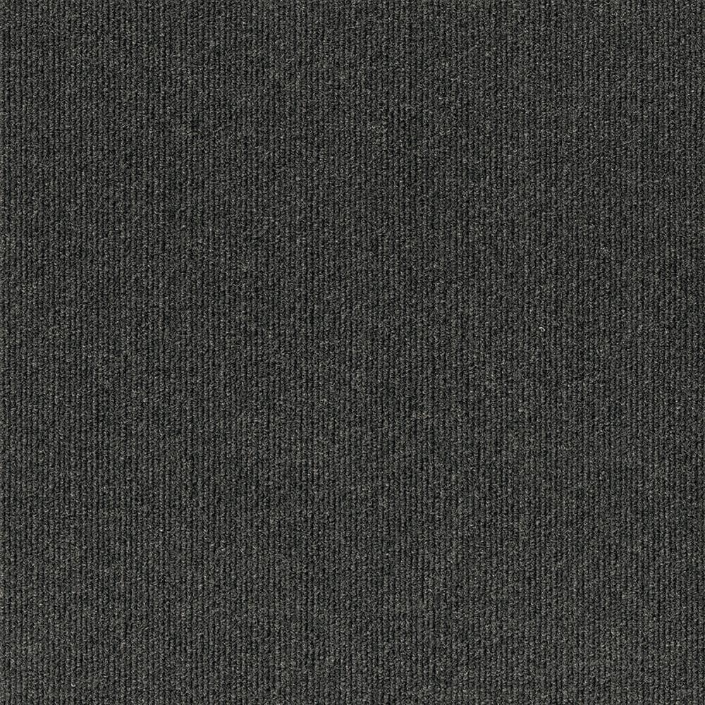 New VARNA 16 Pack Peel Stick Chestnut Ribbed Texture 18 " Square Carpet Tile 