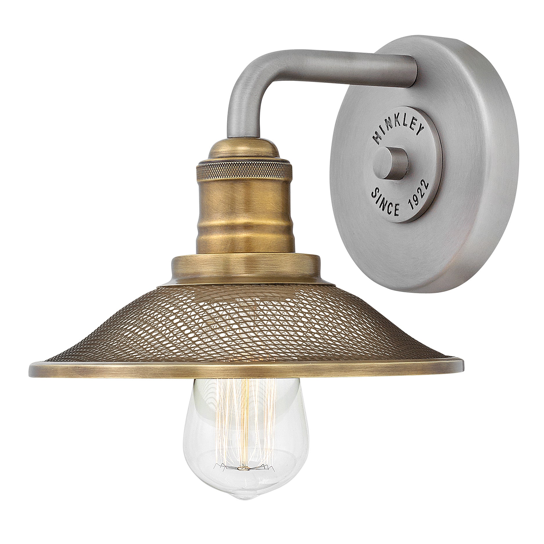 Hinkley 5290AN Rigby 8-in 1 -Light Antique Nickel Industrial Vanity light