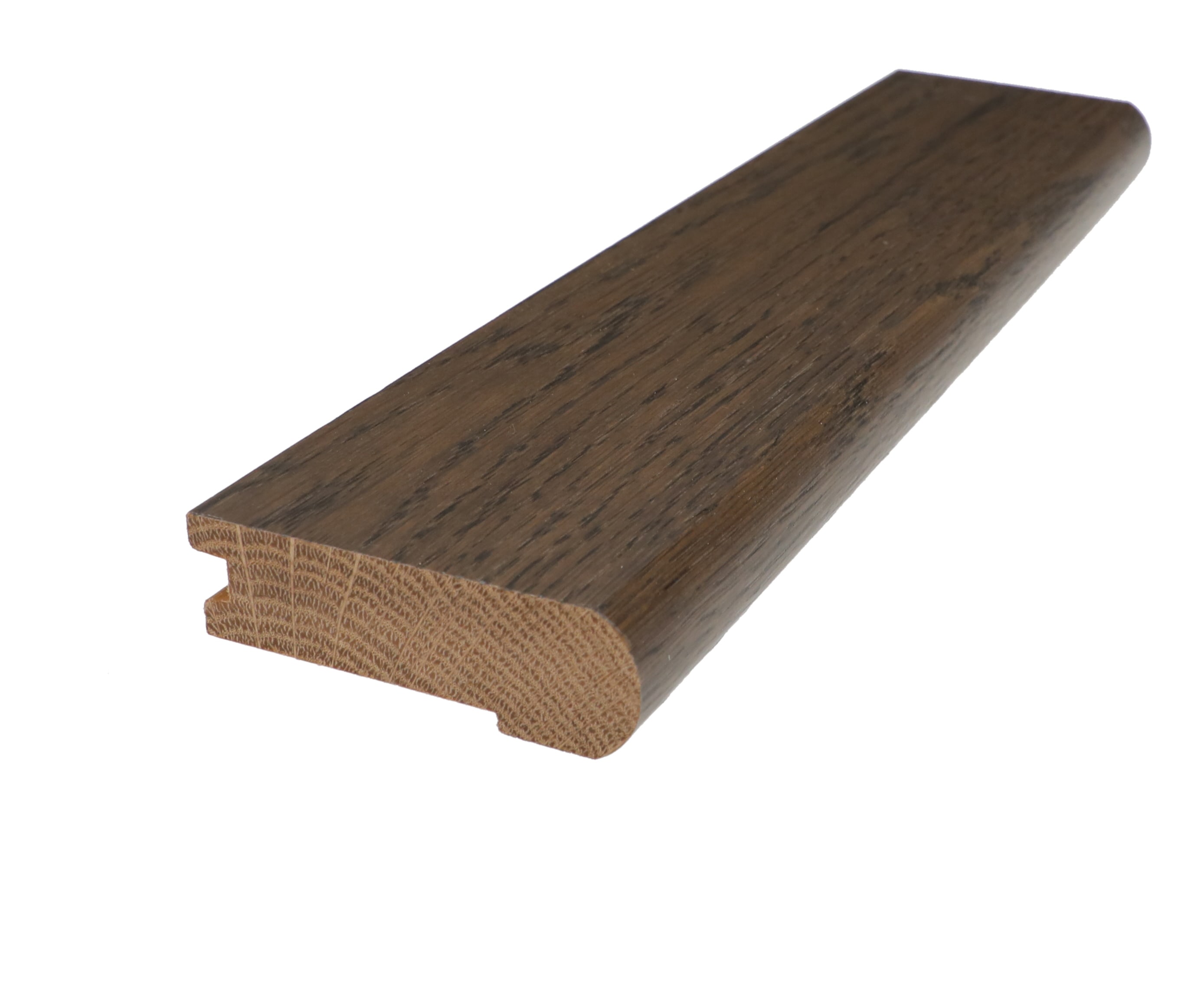 Flexco LSN0005 2.75-Inches x 78-Inches x 0.38-Inches Brown Finished Wood Oak Flush Stair Nosing