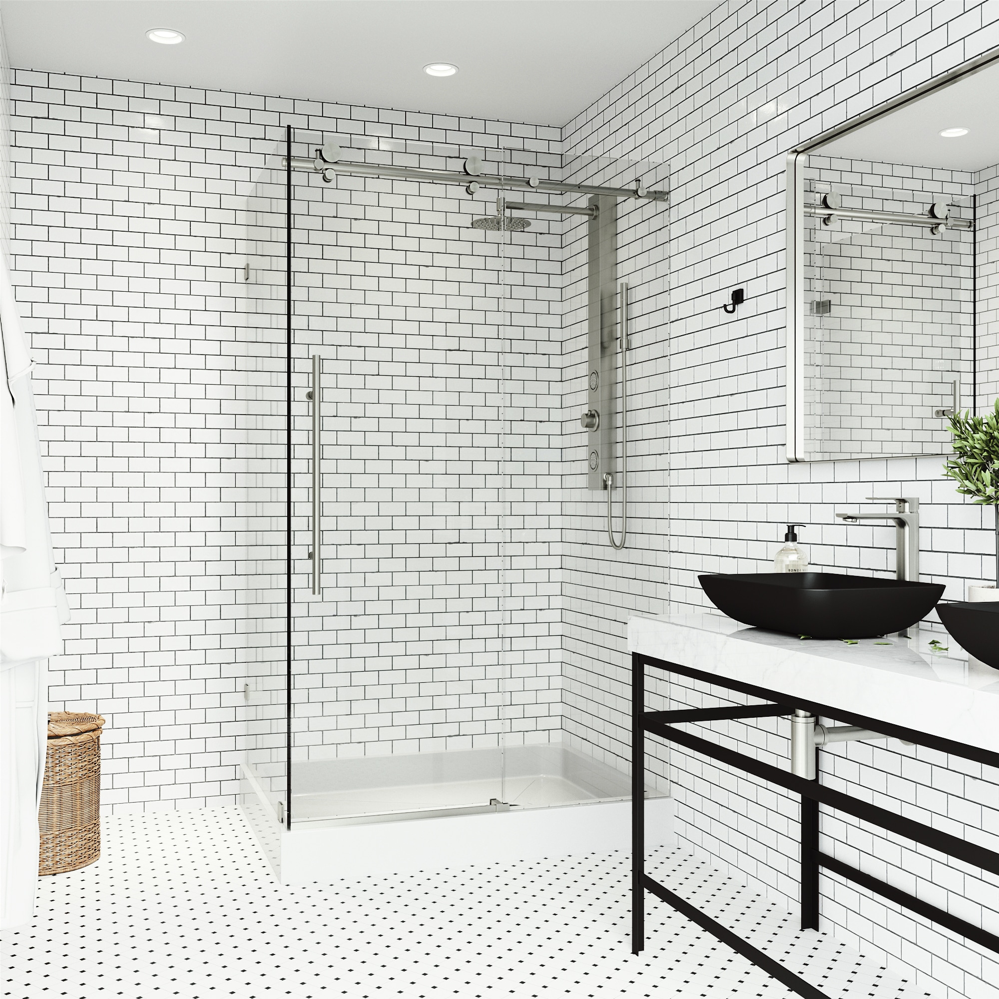 VIGO VG6053STCL48WR Alcove-Shower-Kit - View #5