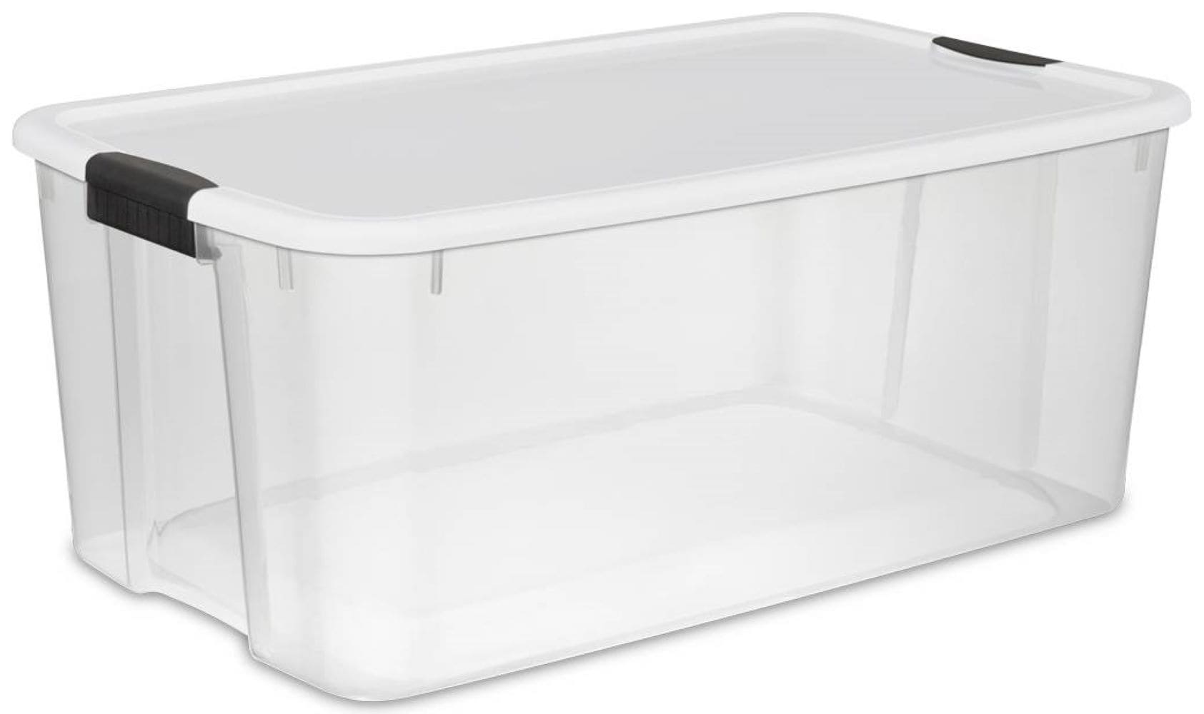 Sterilite Large 20 Qt Home Storage Container Tote with Latching Lids, (24  Pack), 24pk - Ralphs