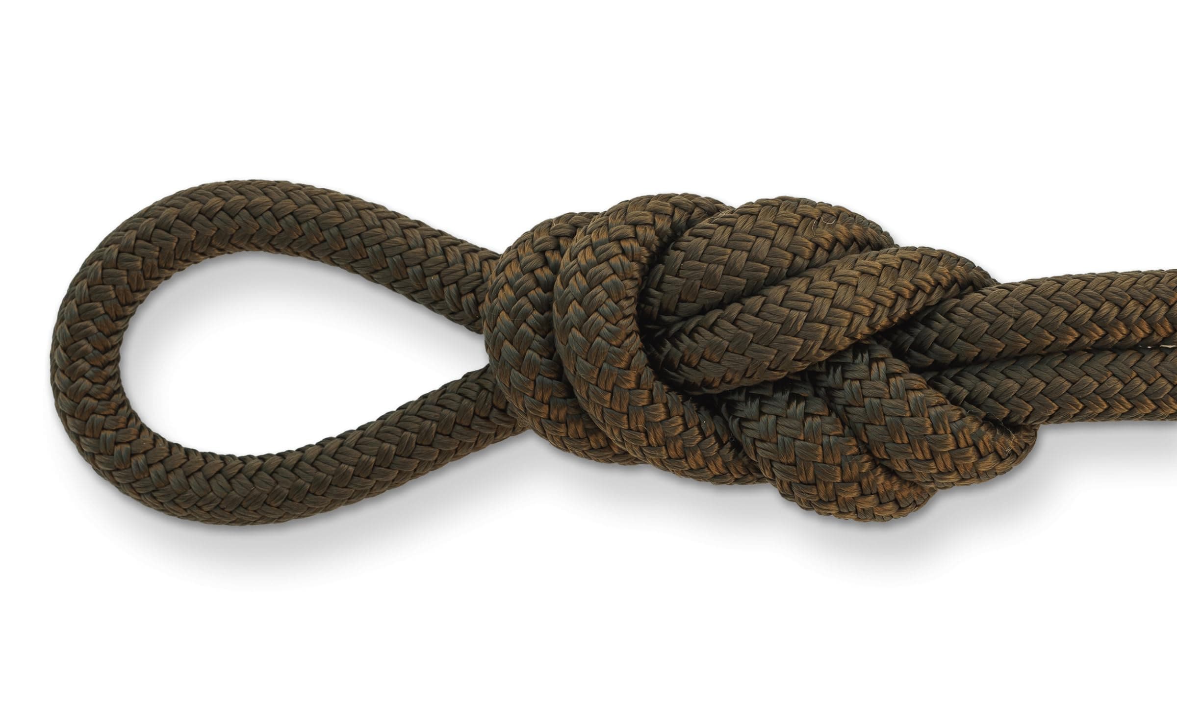 ROPE.com Double Braid Nylon Rope 5/8 in (Sold by the Foot) Olive Green - Heavy Duty Utility Rope for Hauling Towing Rigging and Contractor Use #R-2548-FT