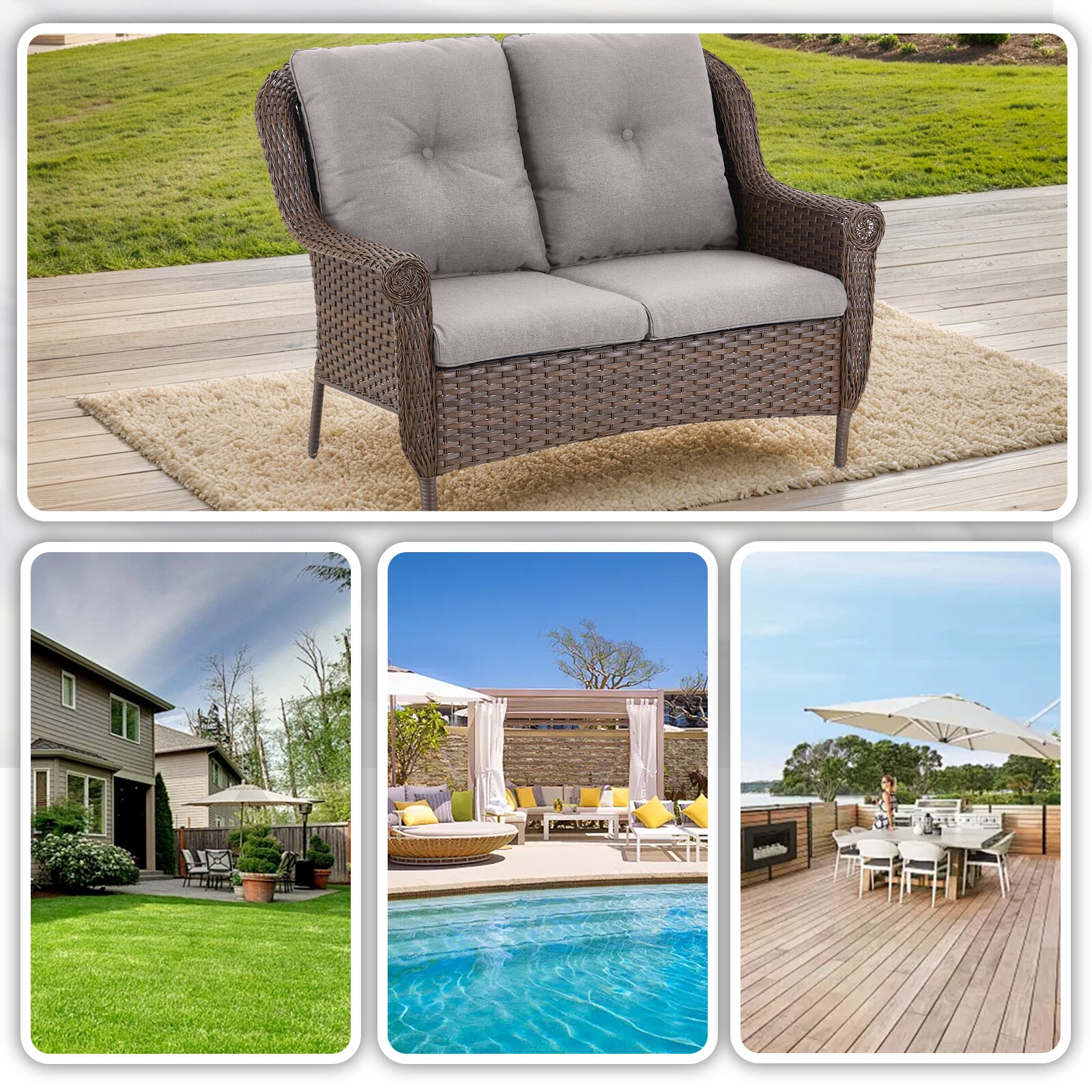 Jeehope PASPBR12-3 Patio-Sofas-Daybeds - View #7