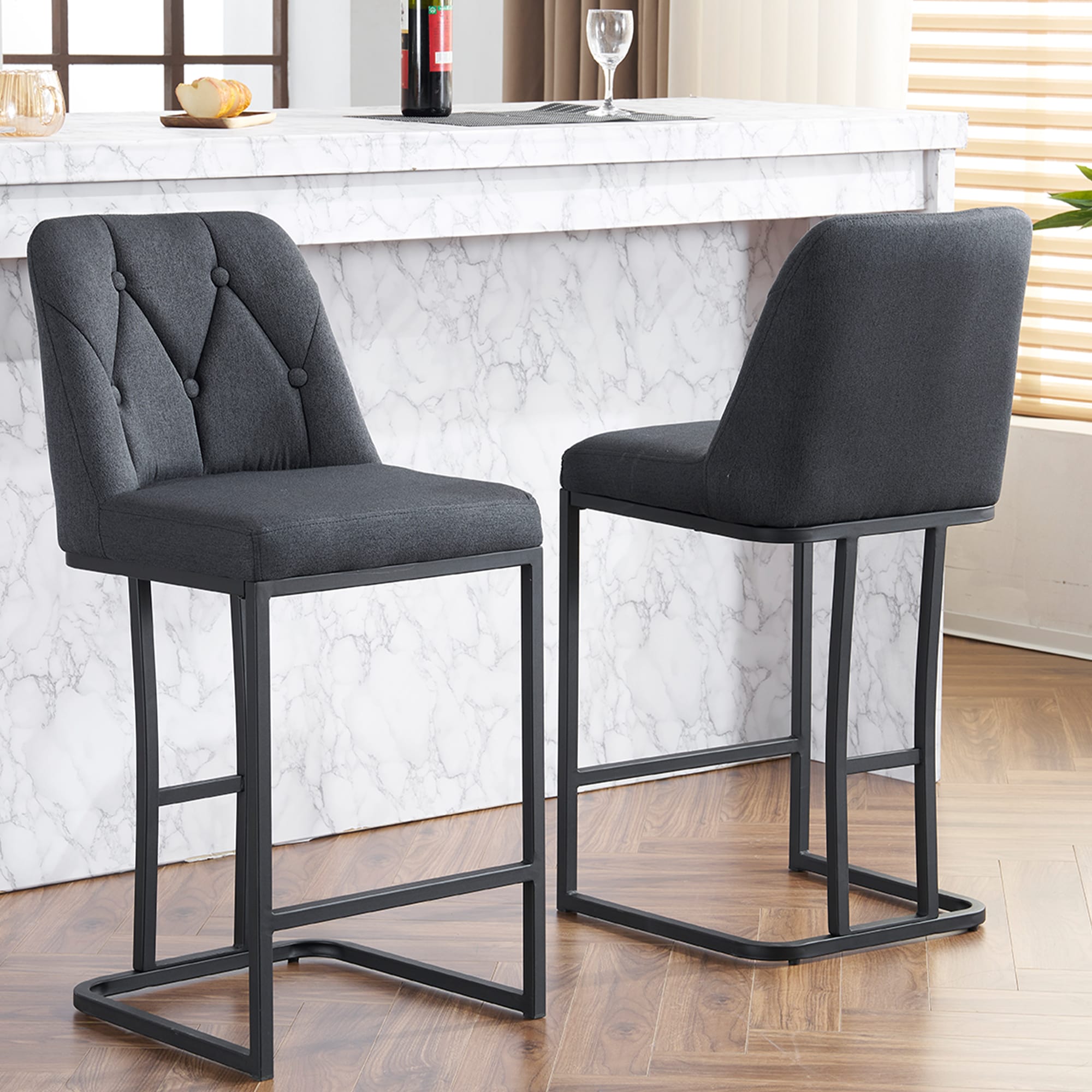 Damerin CXZ-89 Modern Gray Accent Chair