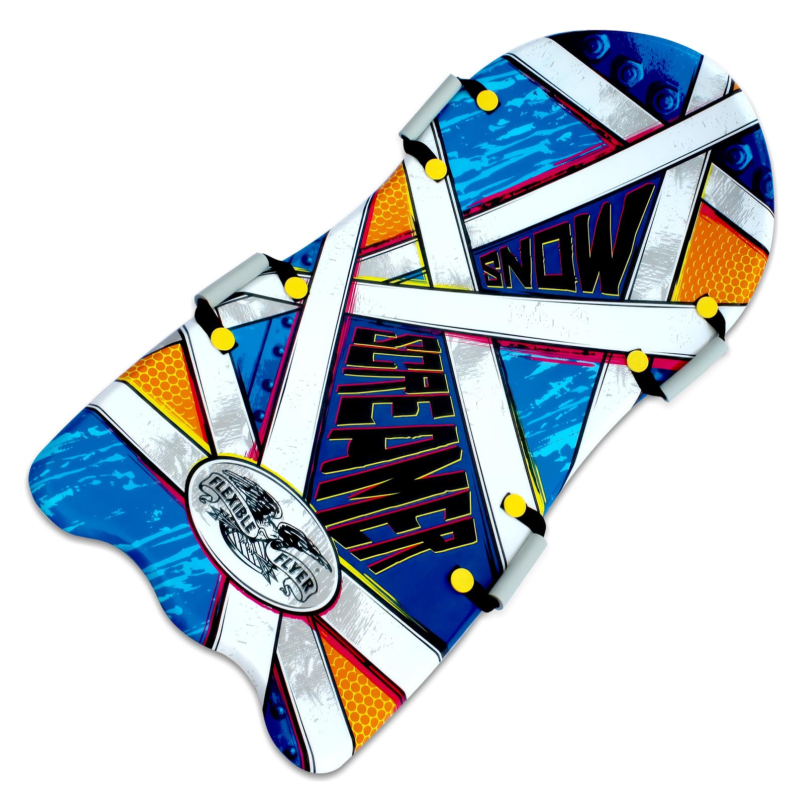 FLEXIBLE FLYER Snow Screamer 47-inch Foam Sled - Lightweight 1-2