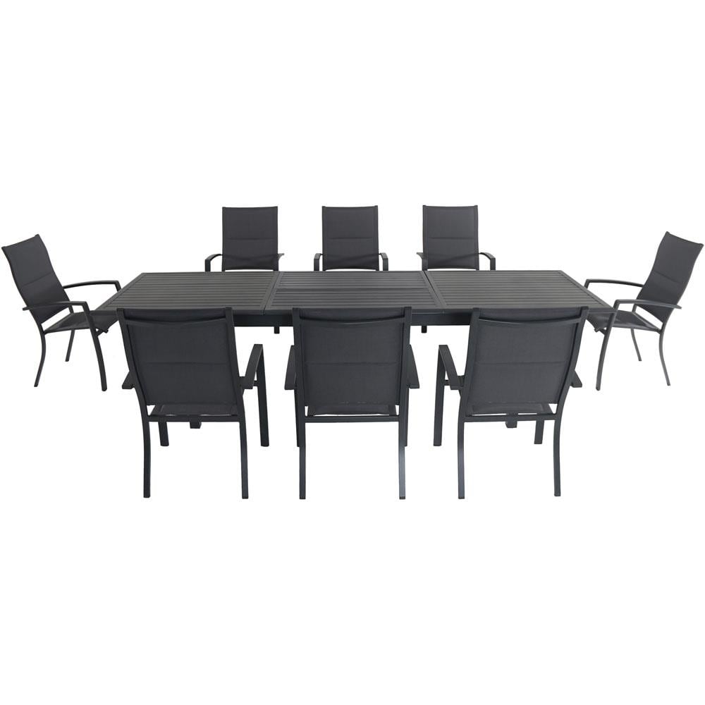 Hanover DAWDN9PCHB-GRY Patio-Dining-Sets - View #2