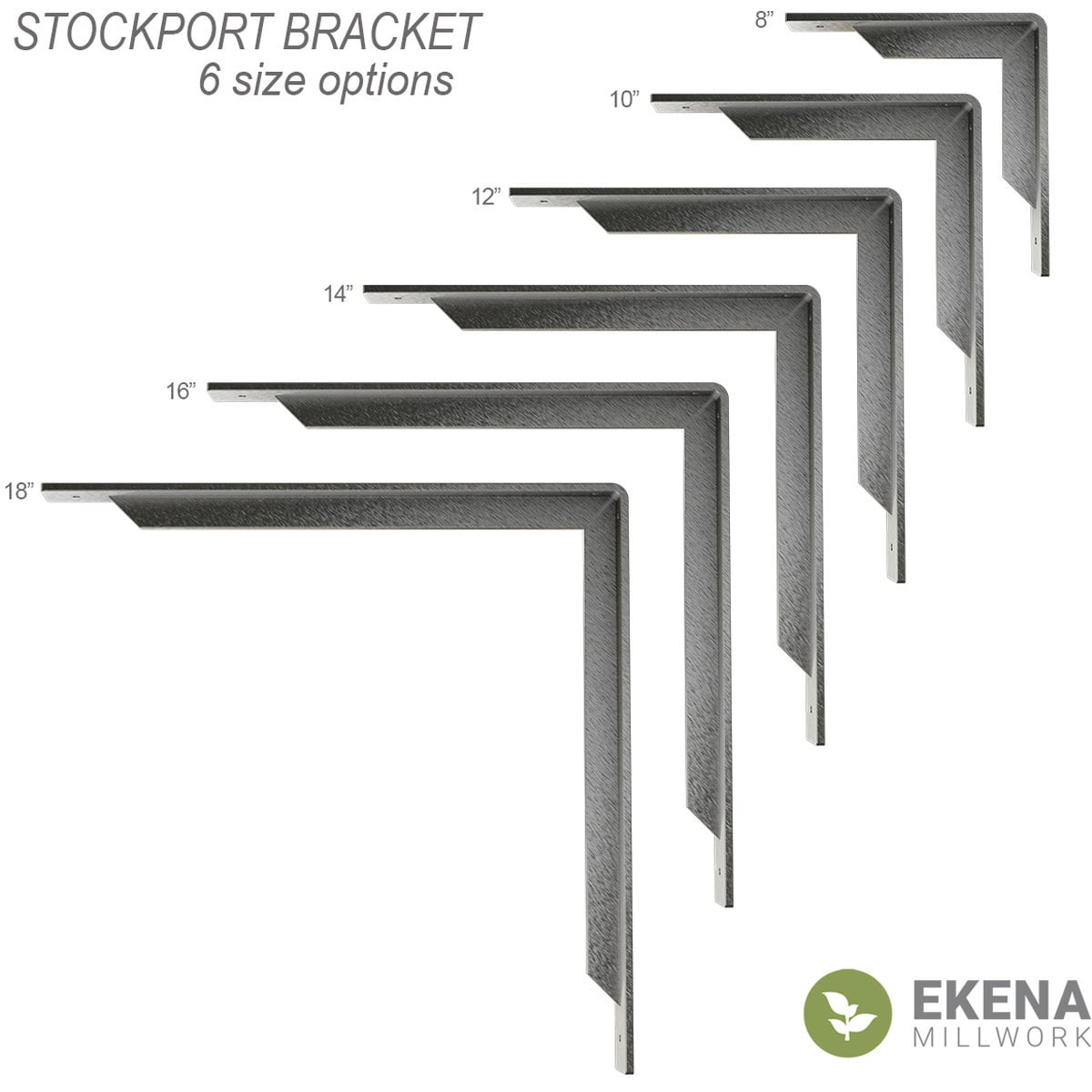 Ekena Millwork BKTM02X14X14STAPG Mending-Plates-Brackets-Braces - View #12