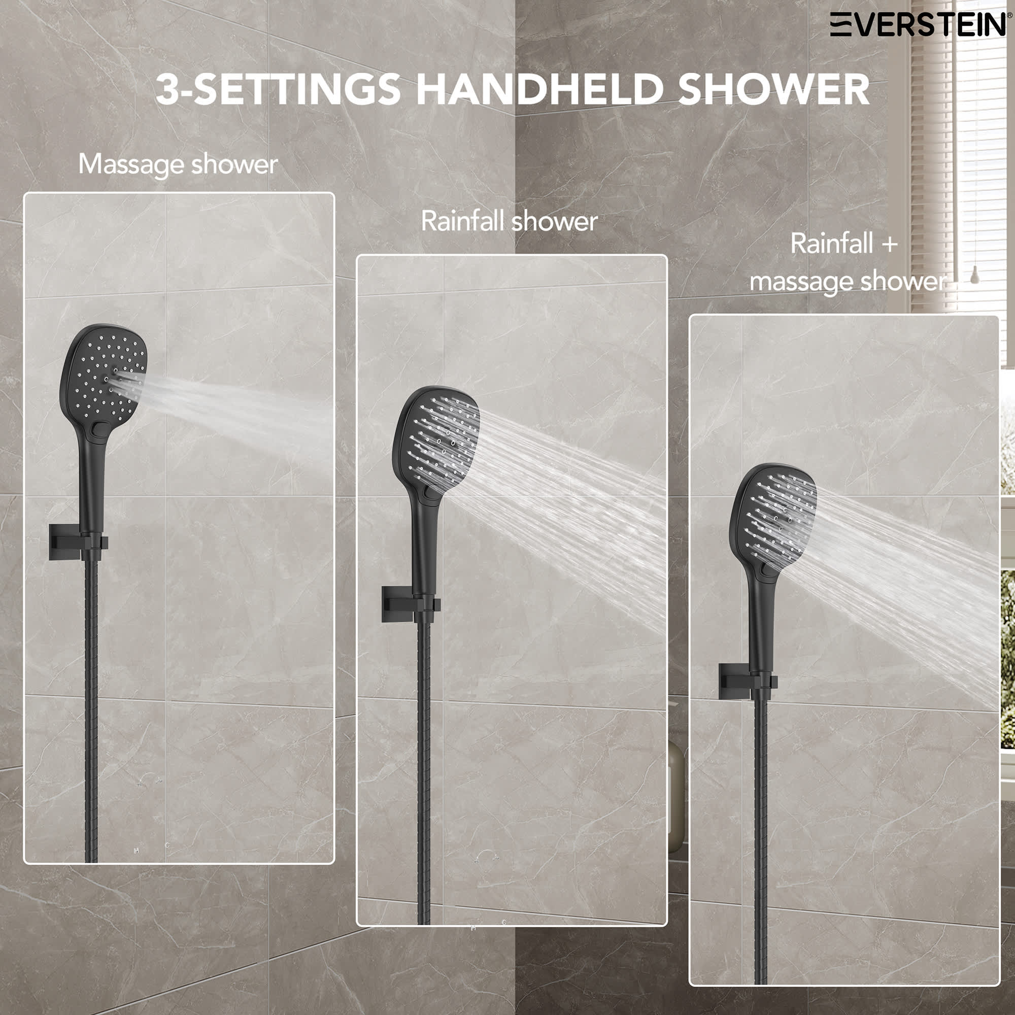 EVERSTEIN M6646BI-10BL Tub-Shower-Faucets - View #5