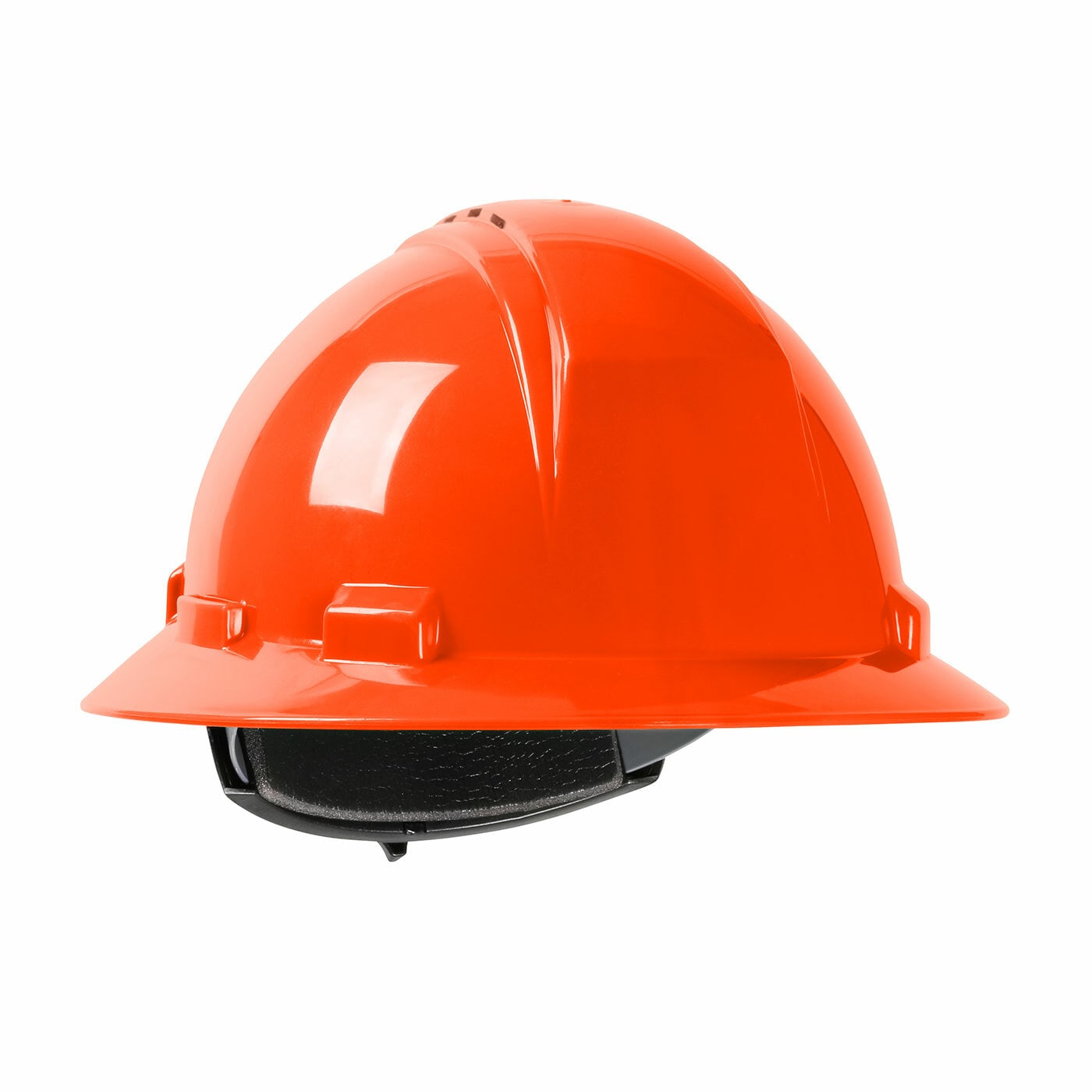 Dynamic Kilimanjaro Full Brim Quick Adjusting Ratchet Type I Vented Class C Orange Hard Hat #280-HP641RV-03