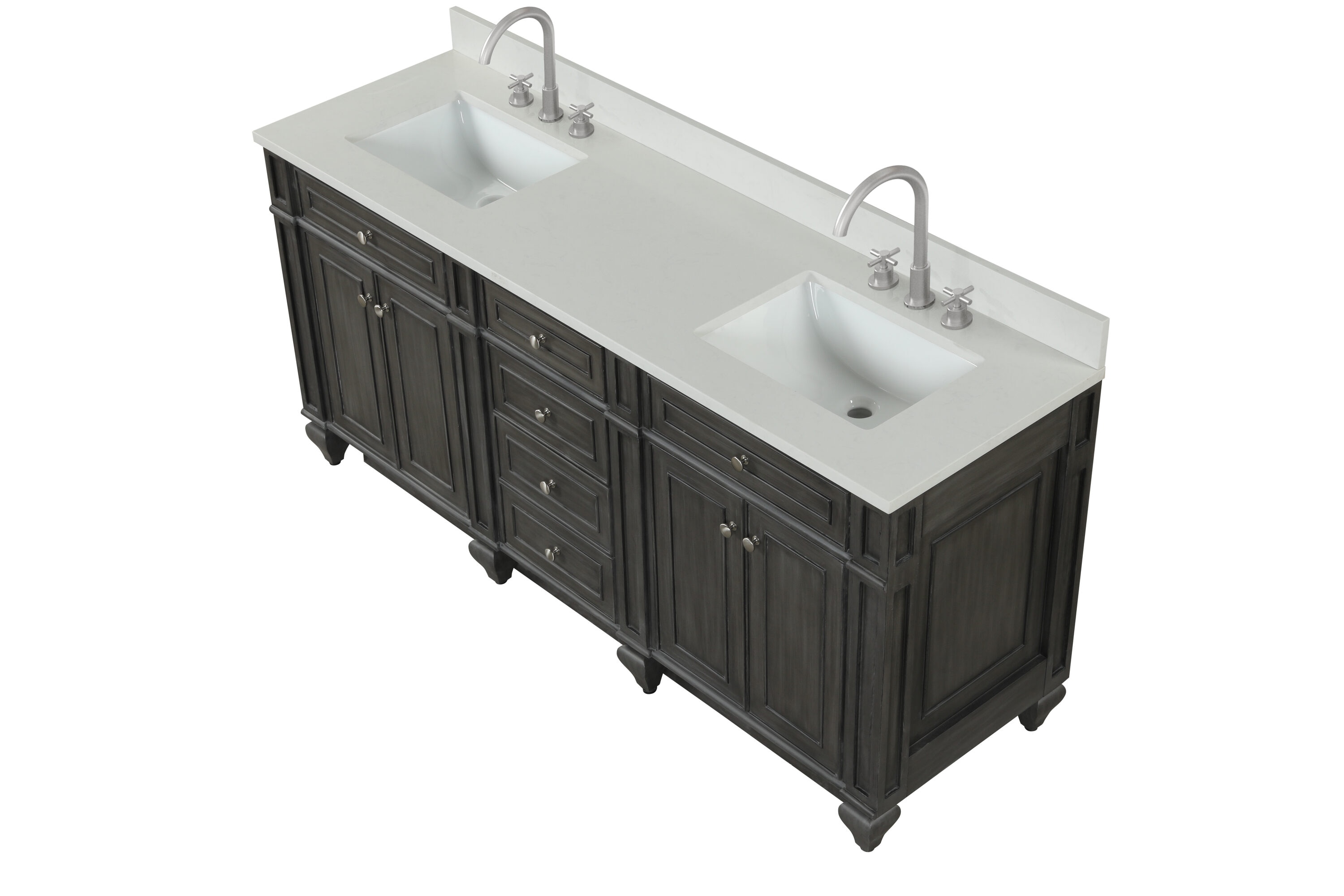 Design Element WN-72-GY Bath-Vanity-Combo - View #5