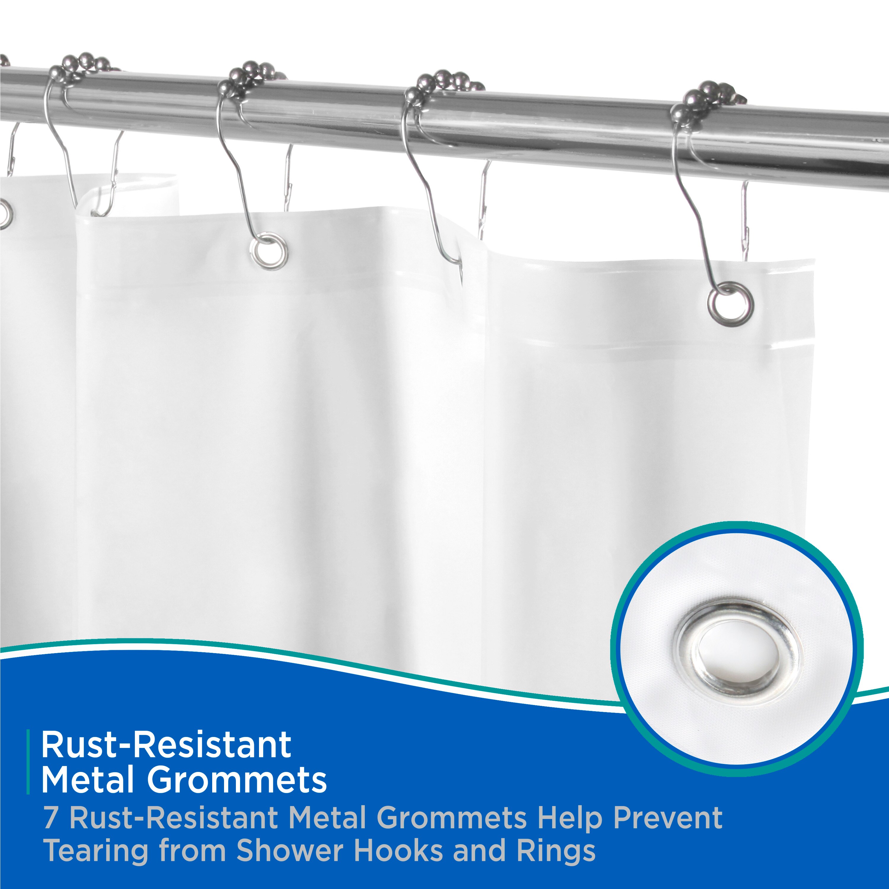 Kenney KN61145PDQ Shower-Curtains-Liners - View #4