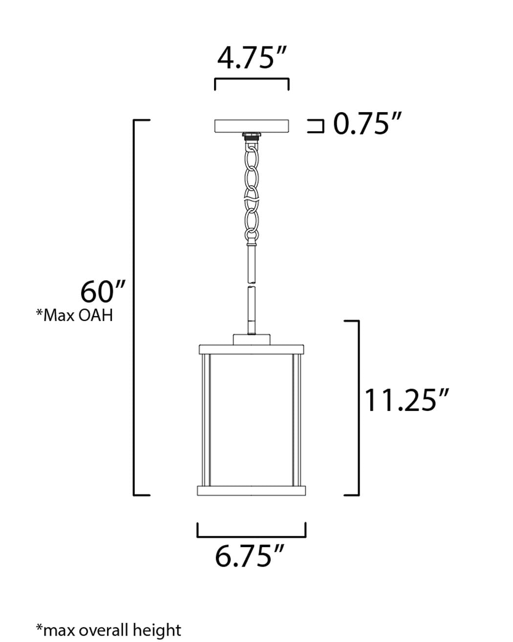 Maxim Lighting 25252CLBK Pendant-Lights - View #2