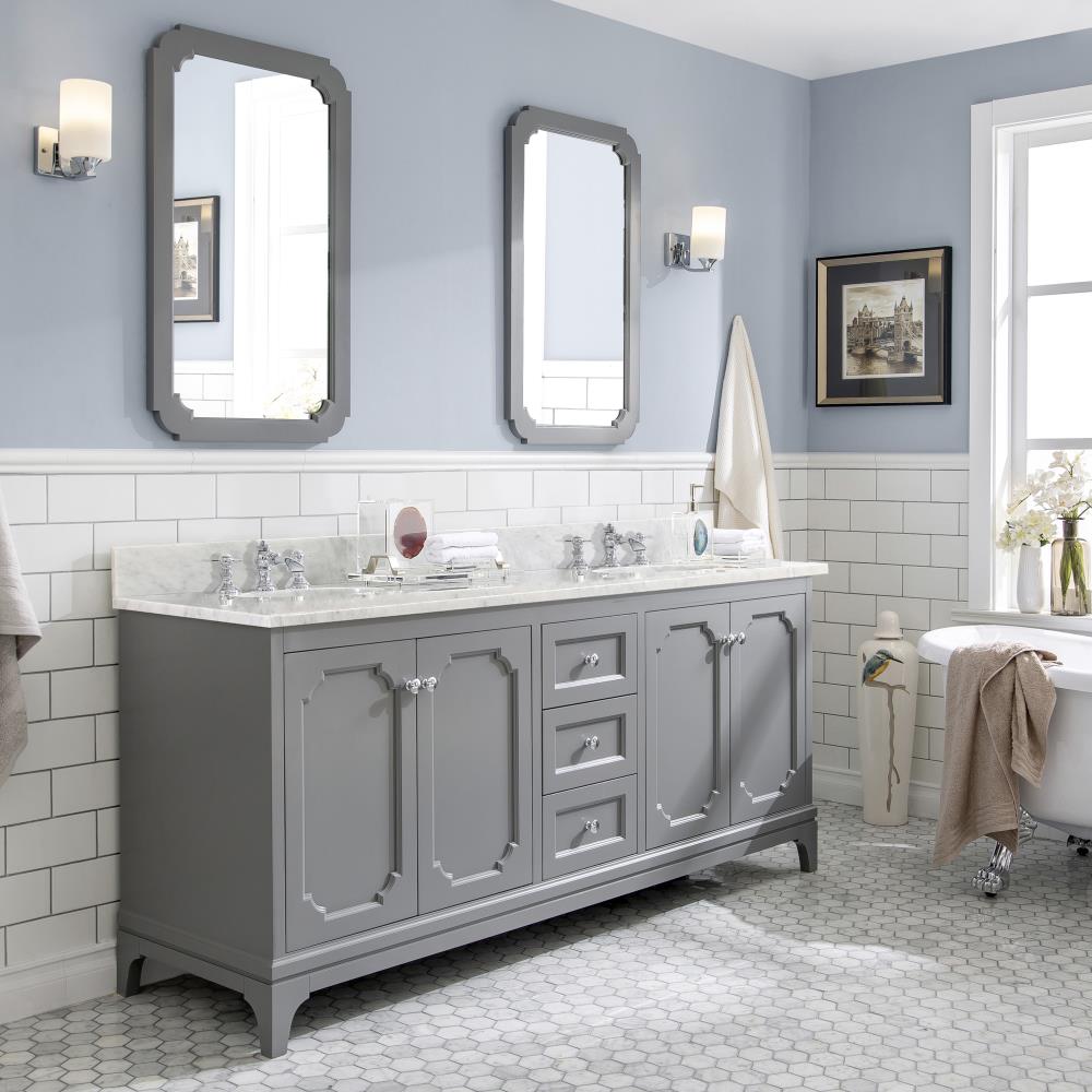 Water Creation QU72CW01CG-Q21FX1301 Bath-Vanity-Combo - View #3