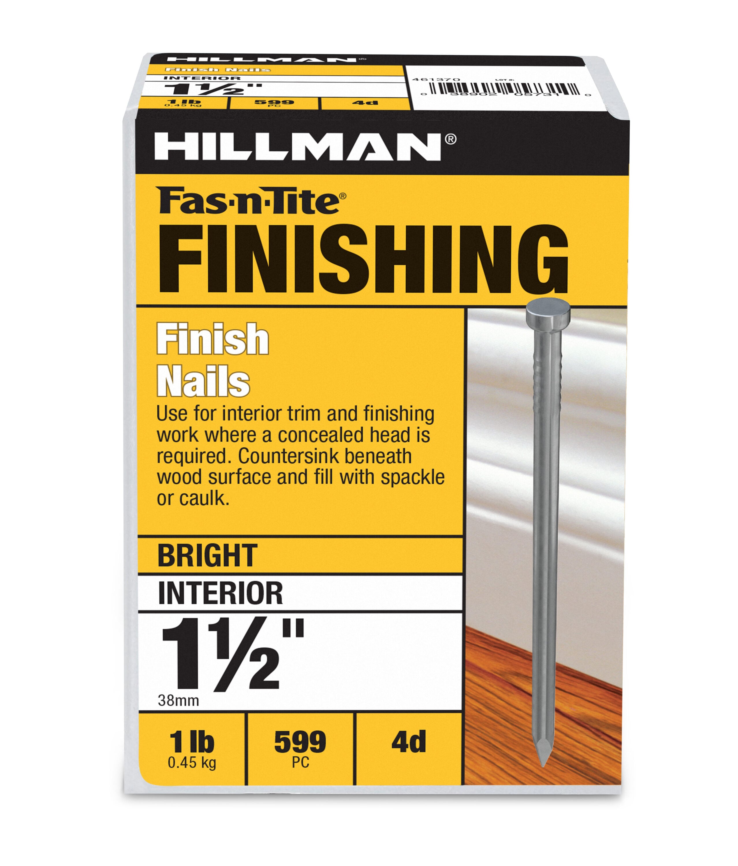 Fas-n-Tite 1-1/2-in 4d Zinc-plated Finish nails