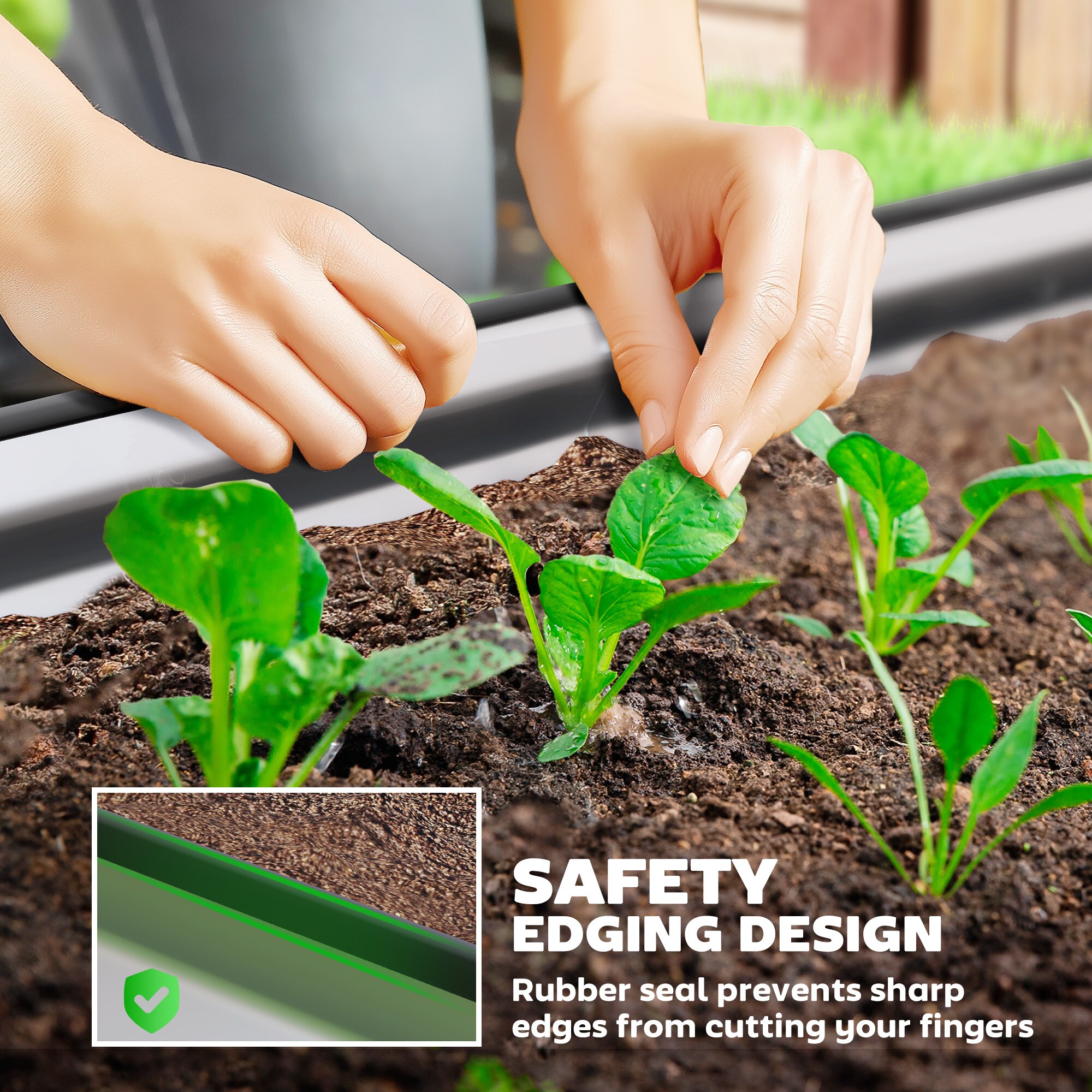Outsunny 84H-244V03SR Raised-Garden-Beds - View #6