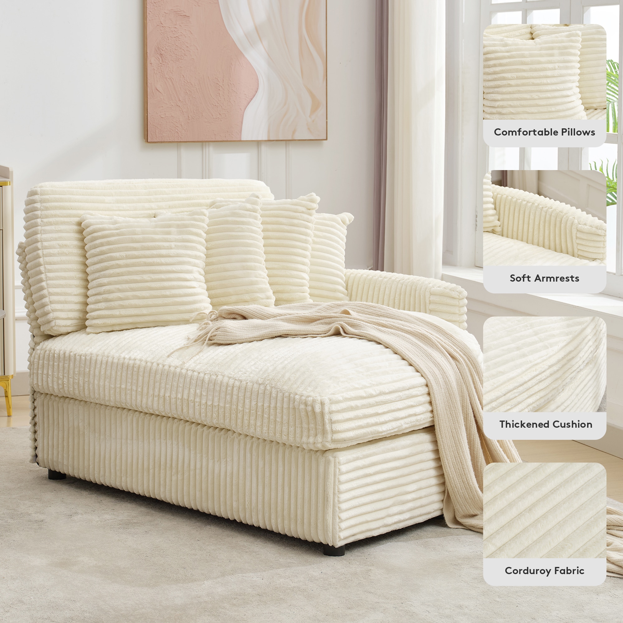 VOUA SAF-SDLXNECJ-DG Sofas-Loveseats - View #4