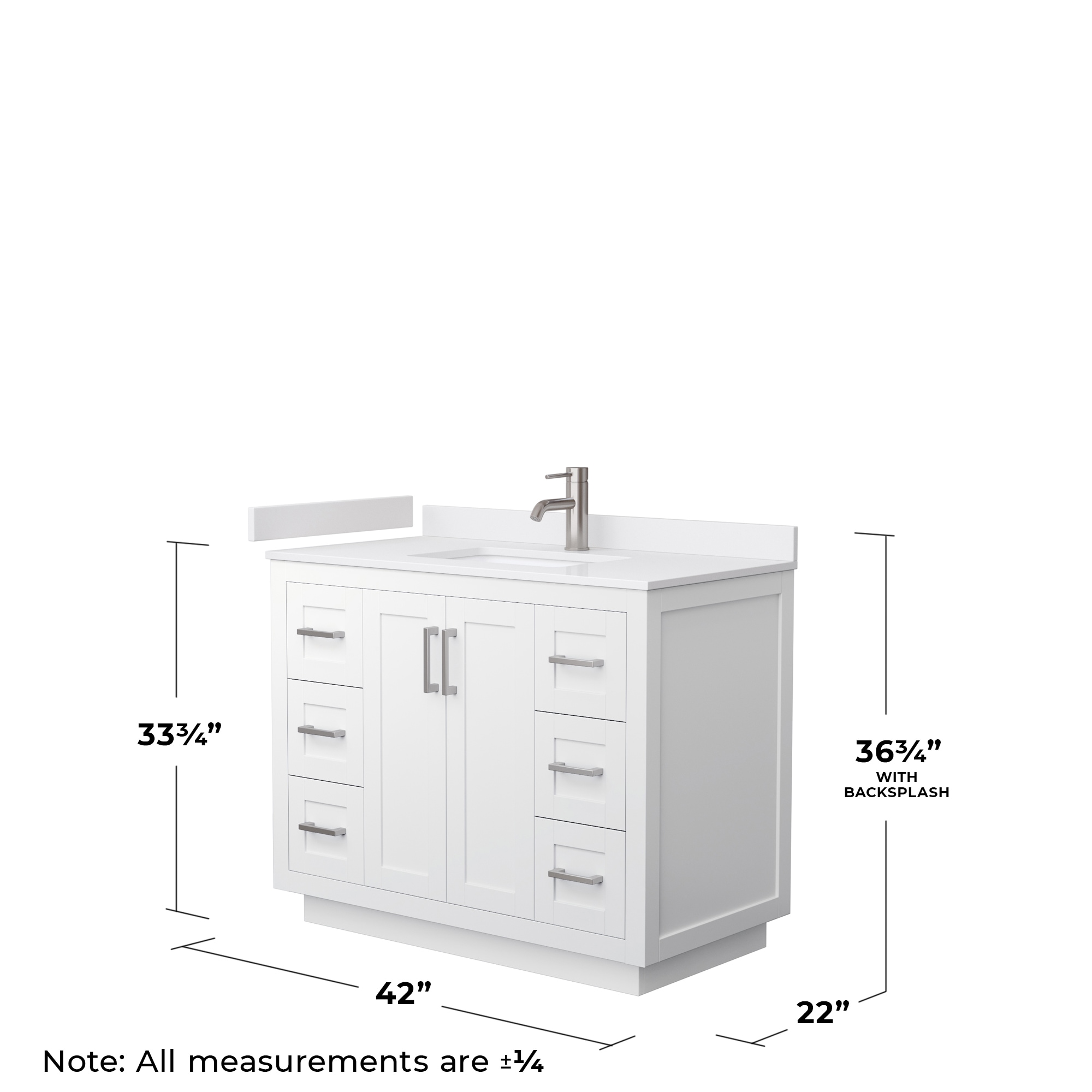 Wyndham Collection WCF292942SWHWCUNSMXX Bath-Vanity-Combo - View #5
