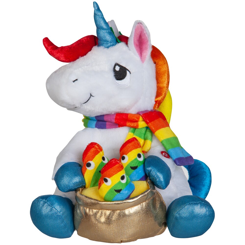 Details about   Gemmy Animated Unicorn Rapping Singing Dancing Plush 10” Christmas Magic L 